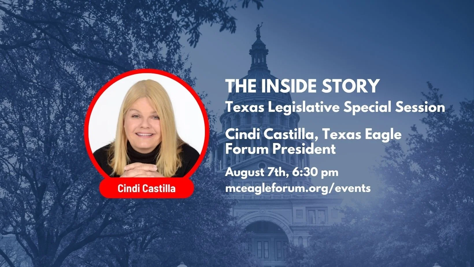 MC Eagle Forum: Texas Eagle Forum President Cindi Castilla