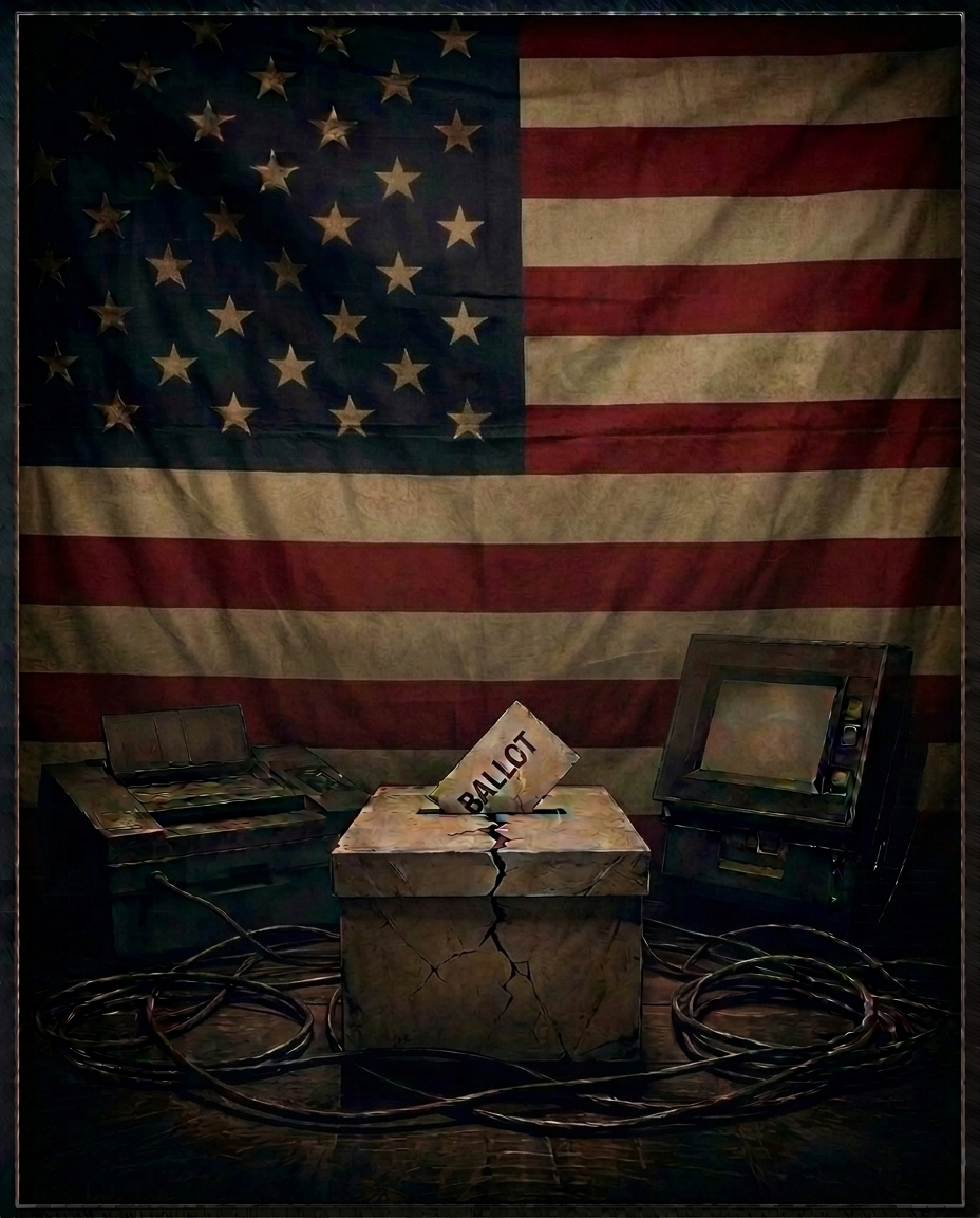 Cracked ballot box