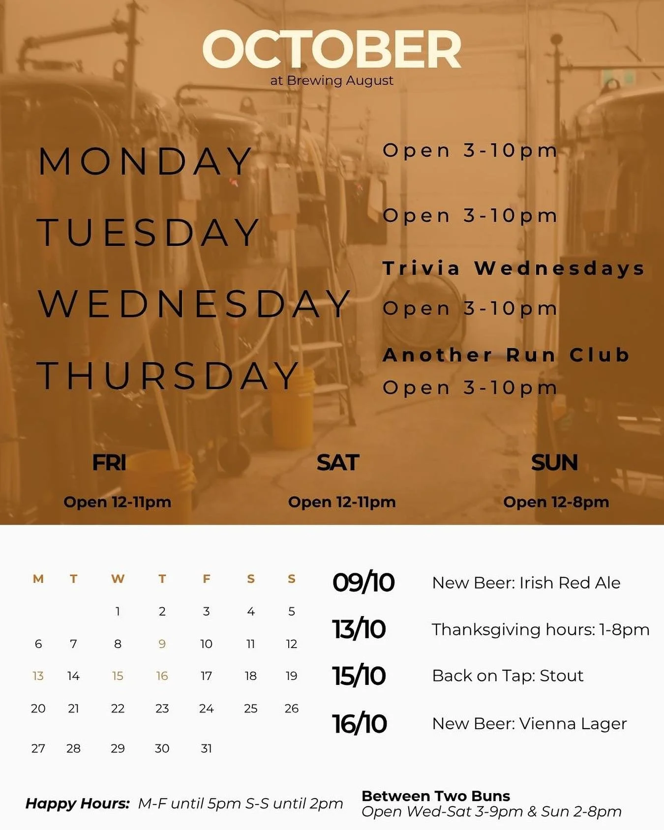 And it’s October 🤯
Lots of new additions this month - Make sure to mark your calendars. We look forward to seeing you!!
#VanCraftBeer #KitsilanoCraftBrews #VancouverCraftBeer #CraftBeerYVR #VancouverBrewery #CraftBeerVancouver