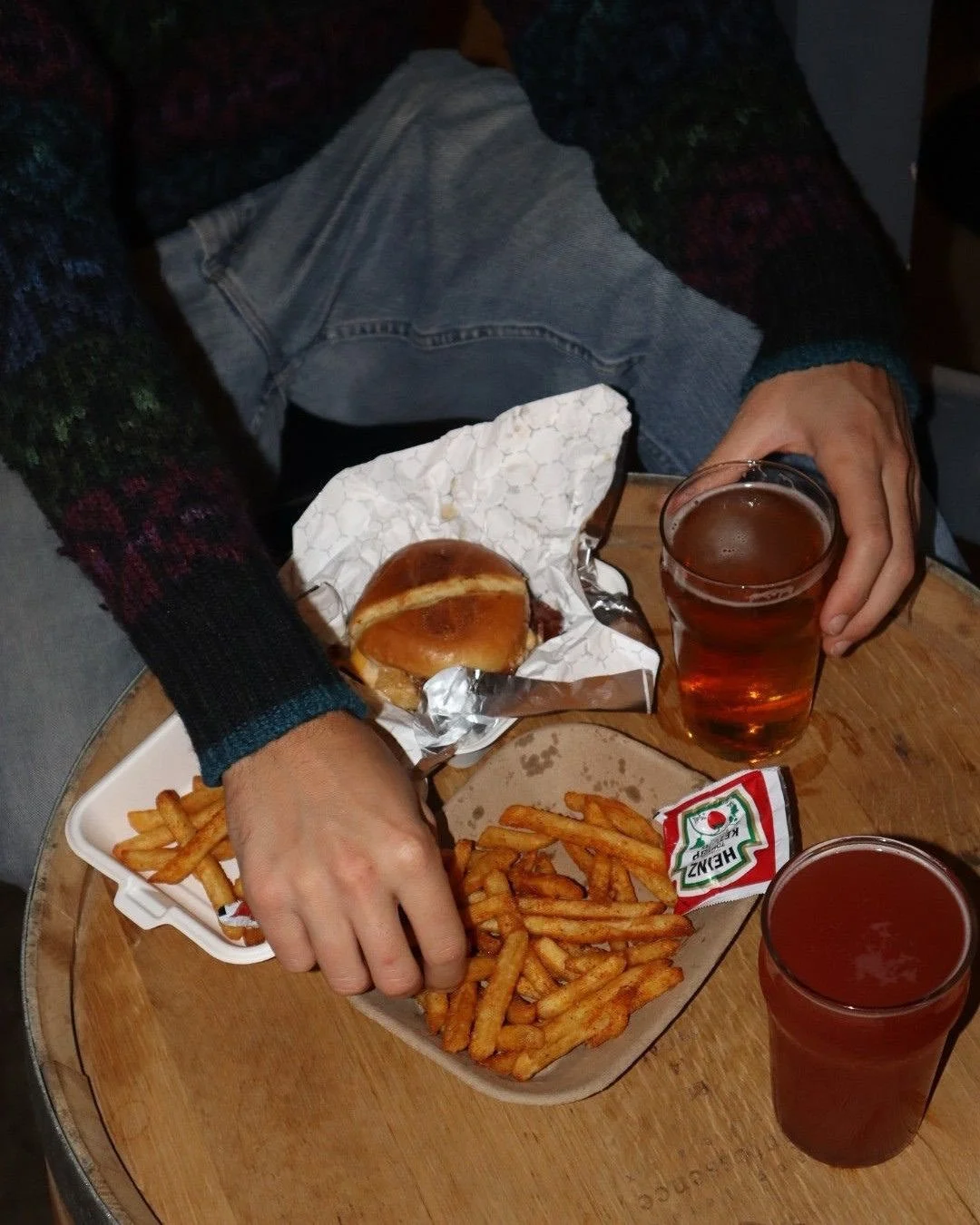 Send this to you’re first @ - they owe you a pint and a burger! 
Swing by for an unmatched pairing 🍔x🍺
 #VancouverCraftBeer #CraftBeerYVR #VancouverBrewery #CraftBeerVancouver