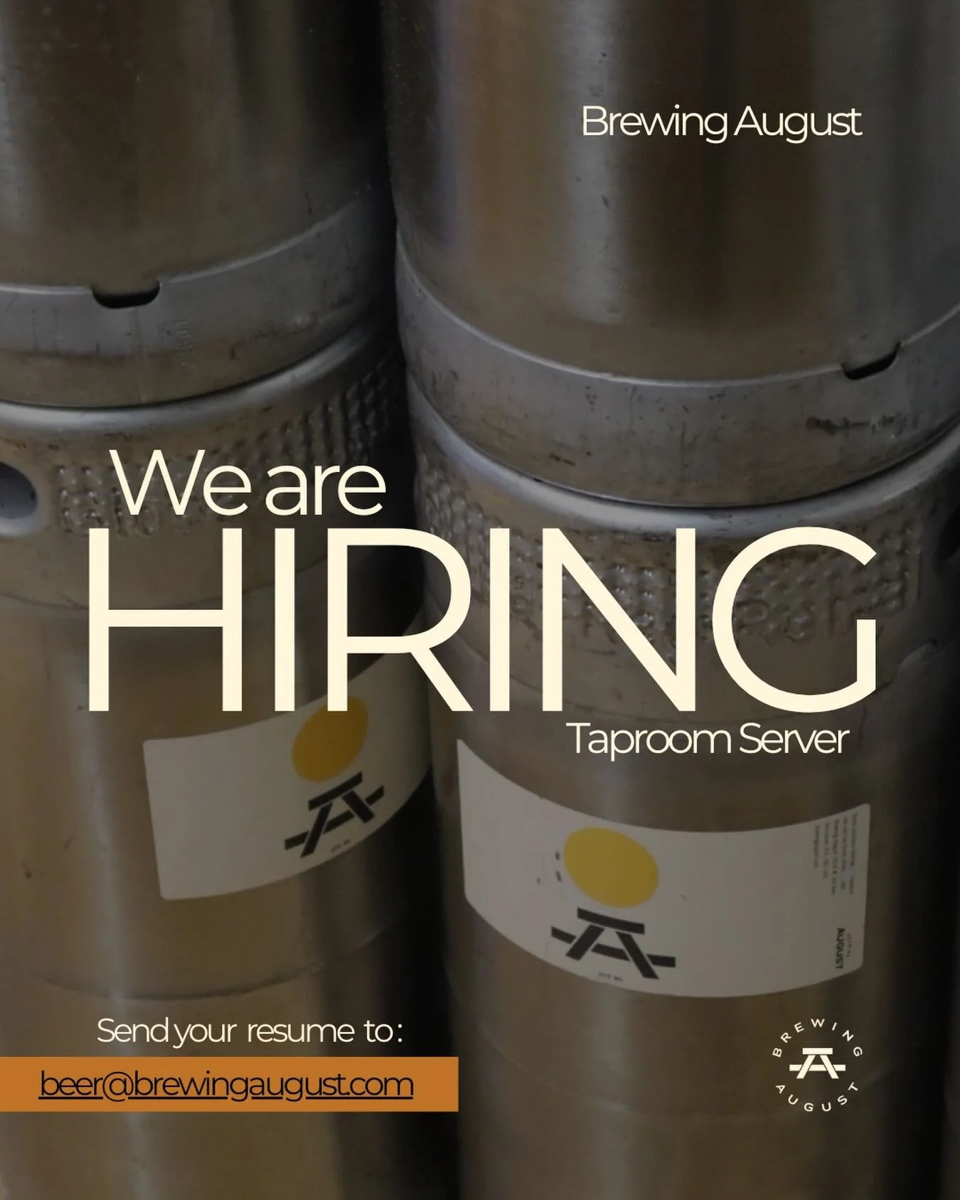 We are looking for any new team member to join our taproom! 

Send us a resume to our email or stop by the brewery to drop one off! 

Excited to see you joins us next 🍻