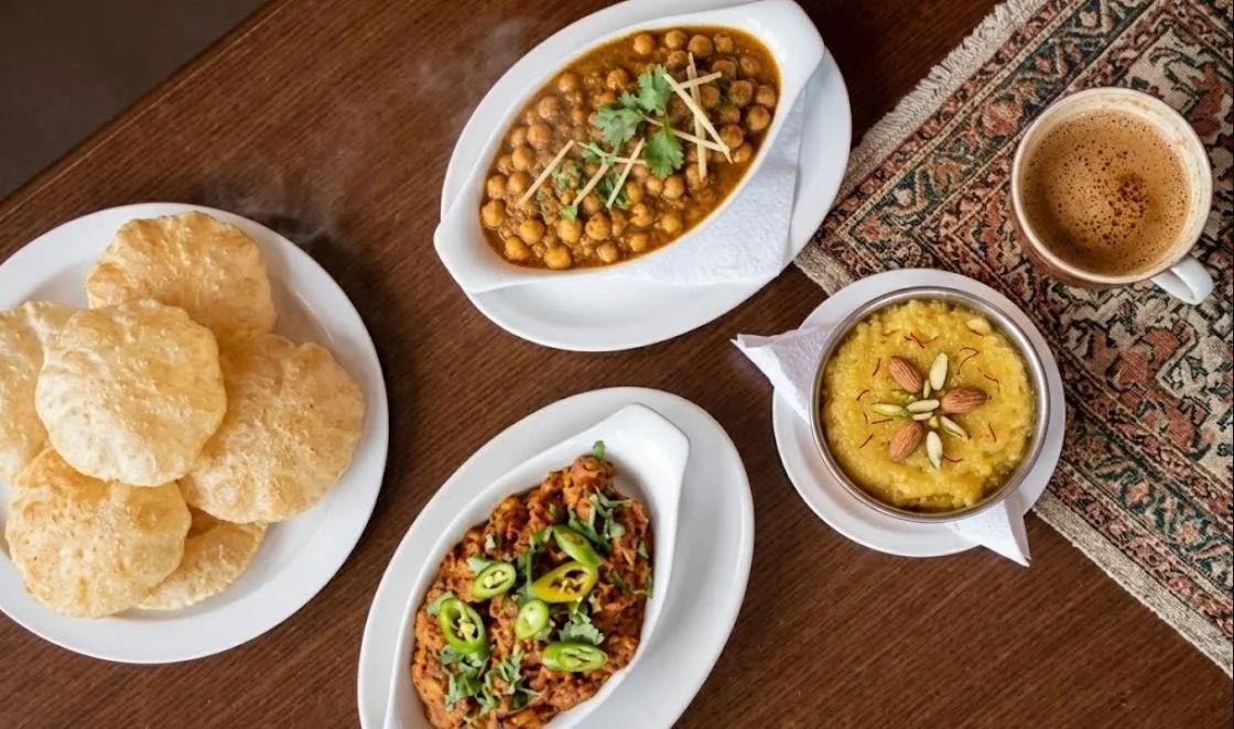 Traditional Halwa Puri Brunch at Karakoram Restaurant Vancouver