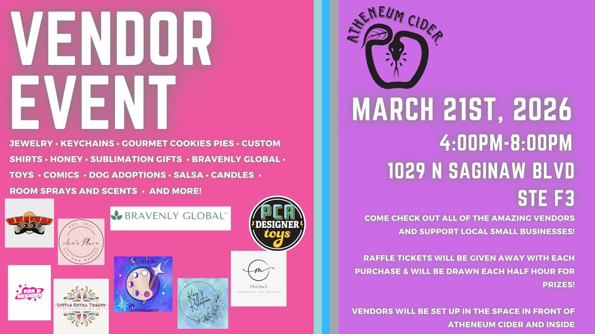 Atheneum Cider Vendor Event