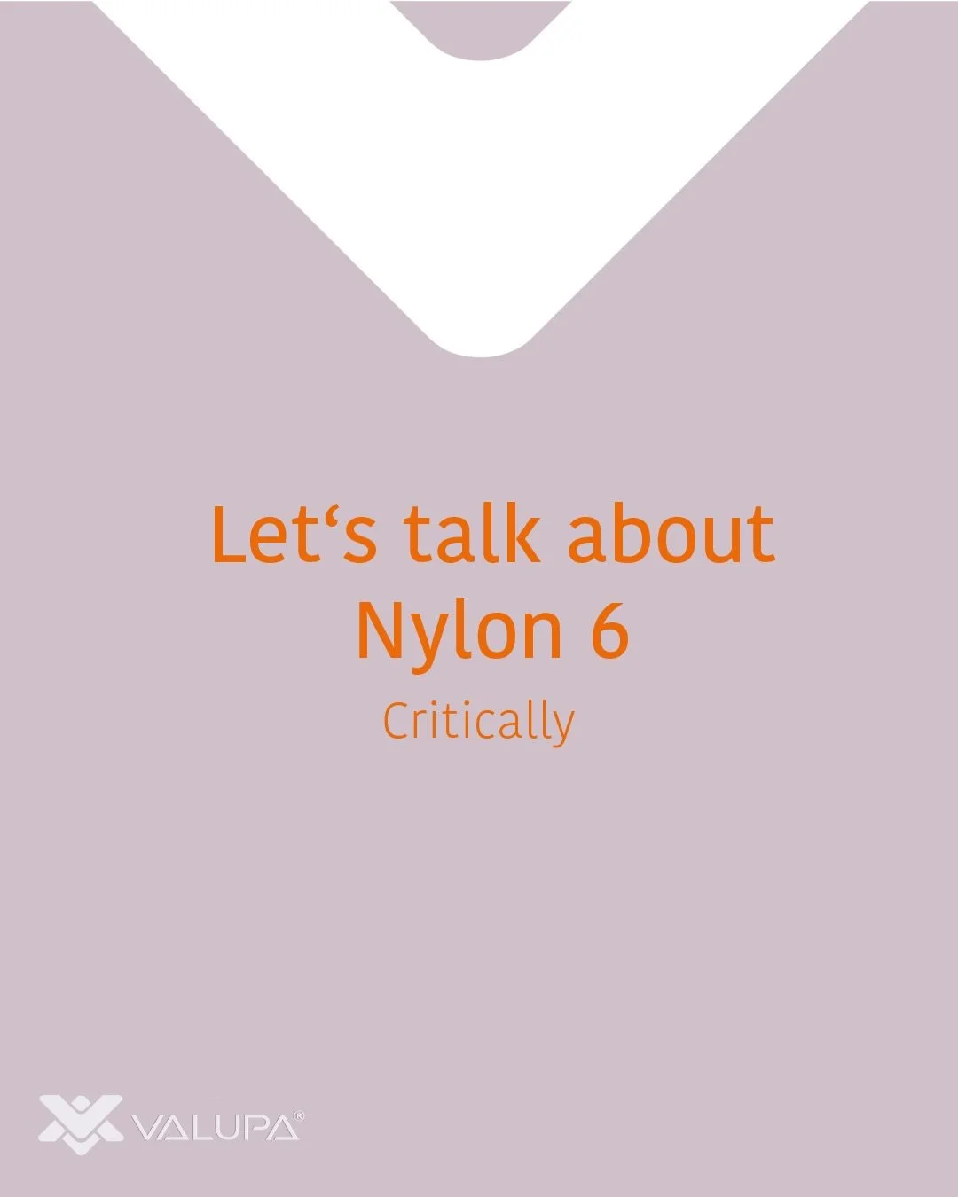 Let&rsquo;s Talk about Nylon 6!

@_valupa_ we welcome new solutions, new materials, and new technologies that genuinely add to a circular fashion system. But we also believe that we also need critical thinking. There are many buzzwords and quick fixe