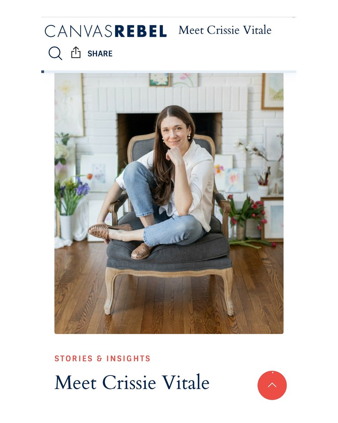 I was recently interviewed for @canvasrebel!! 😊
Check out the story: https://canvasrebel.com/meet-crissie-vitale/  featuring the beautiful photography of @kelseycombe
(Also 🔗 in stories!!)