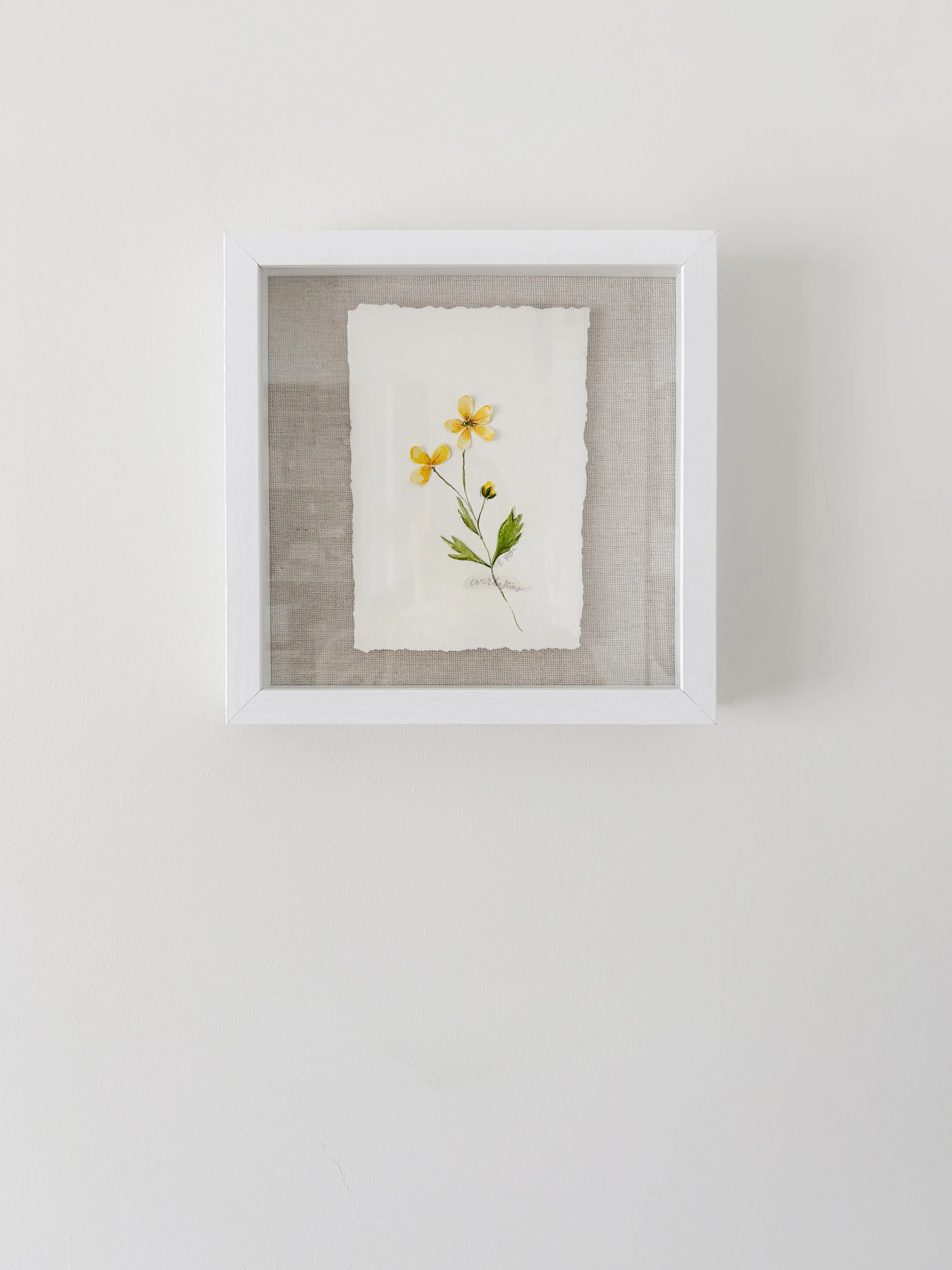 Framed Original Watercolor | I Dwell in Possibility