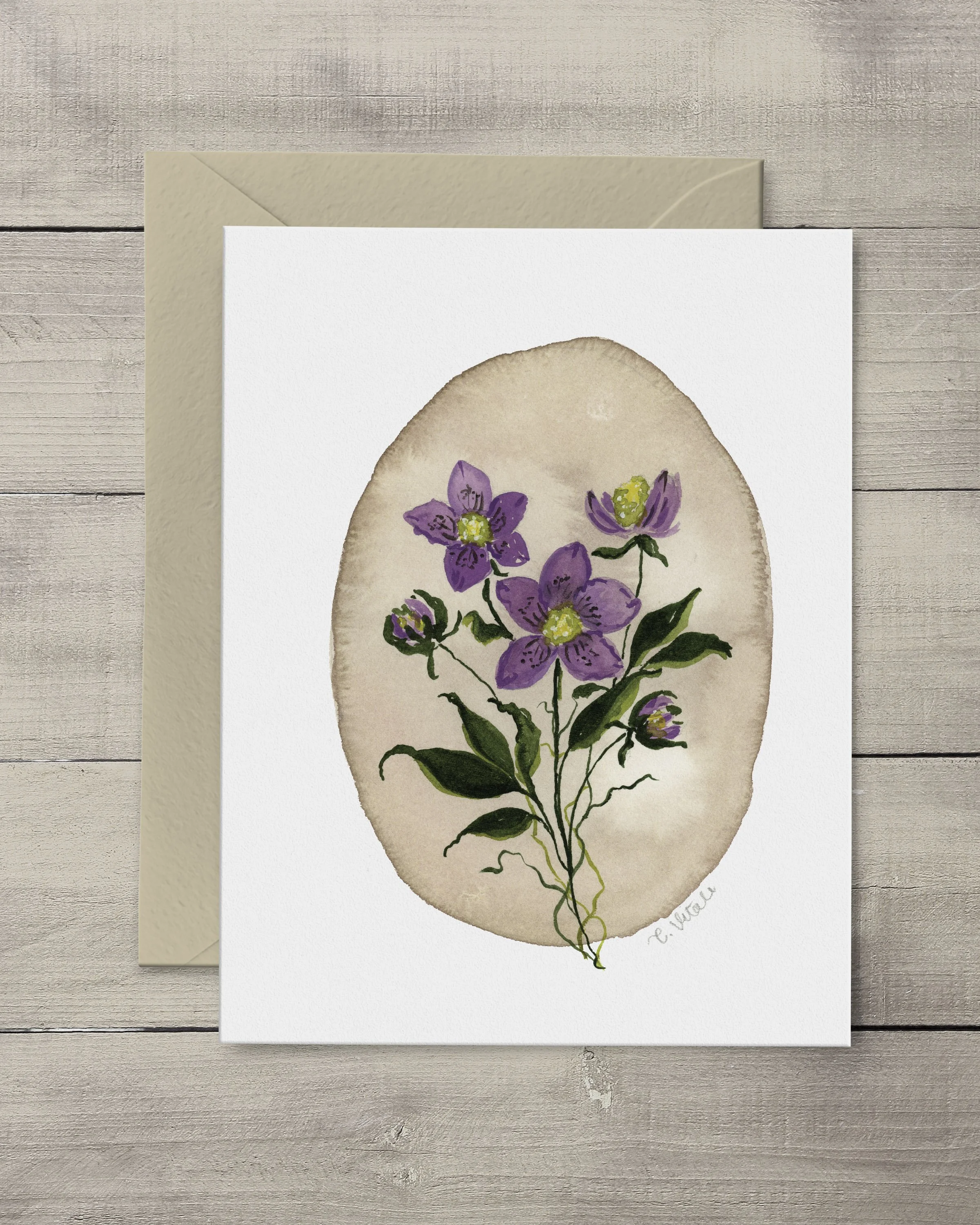 Hellebore Note Cards