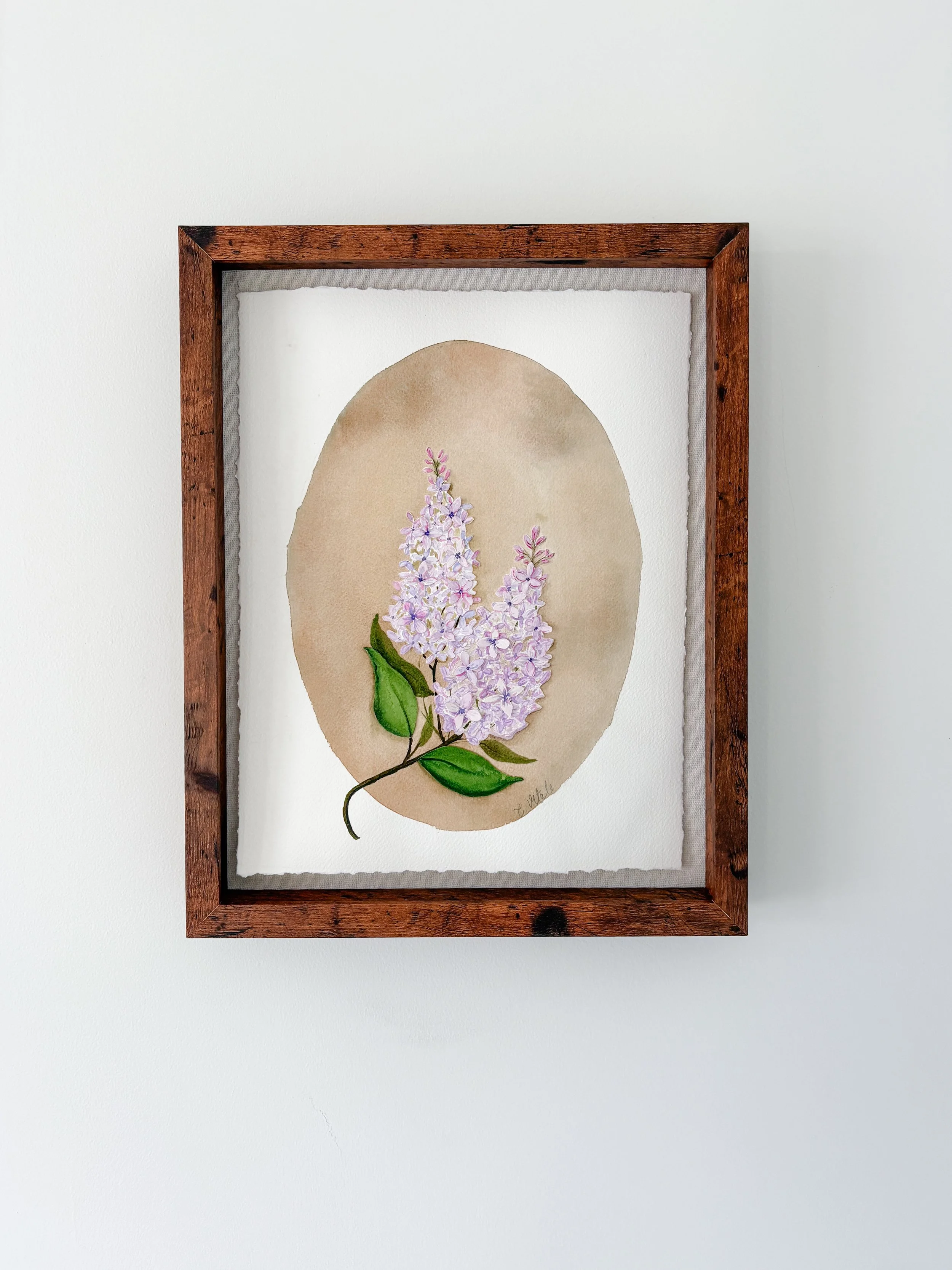 Framed Original Watercolor | It will be Summer - Eventually