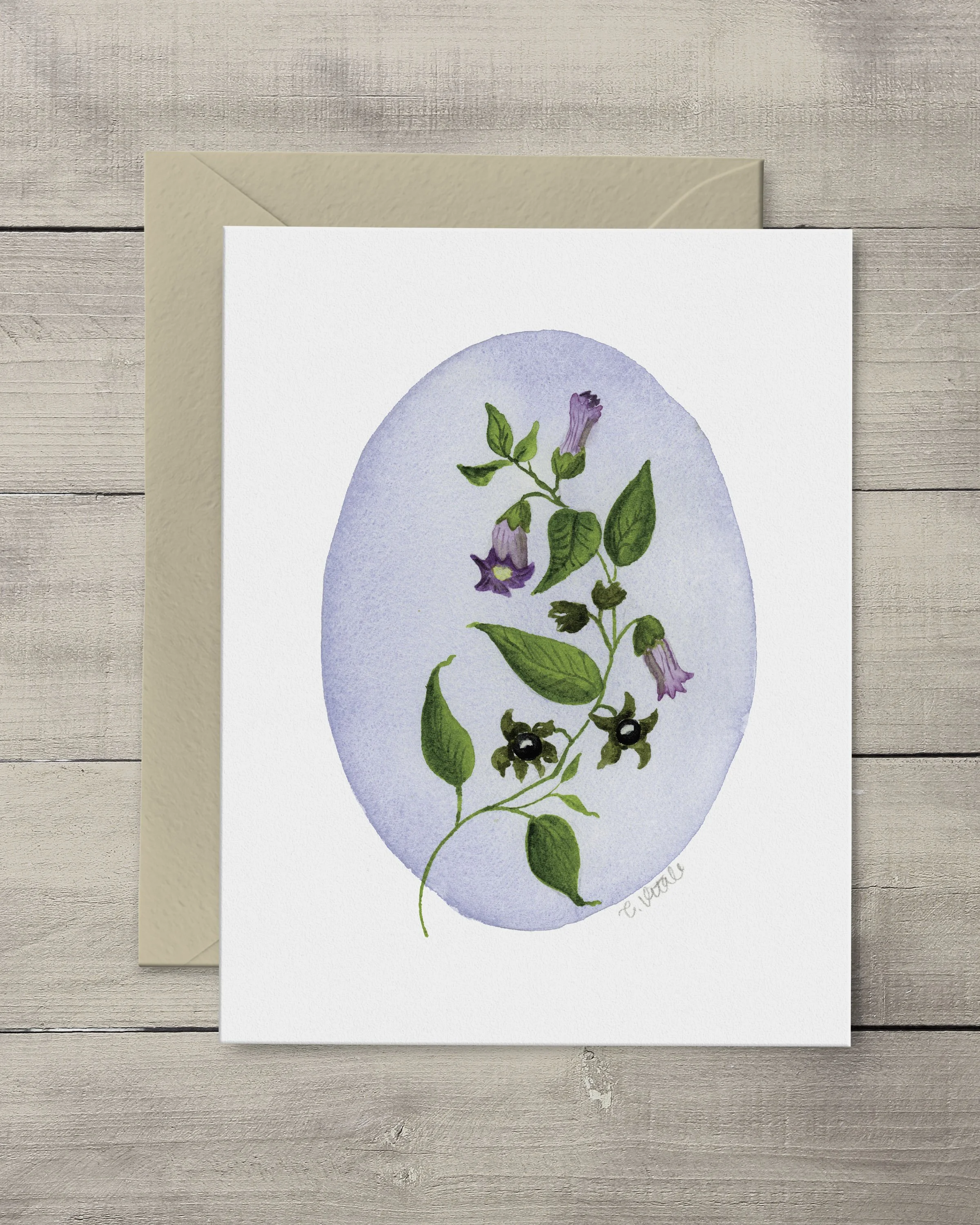 Belladonna Note Cards