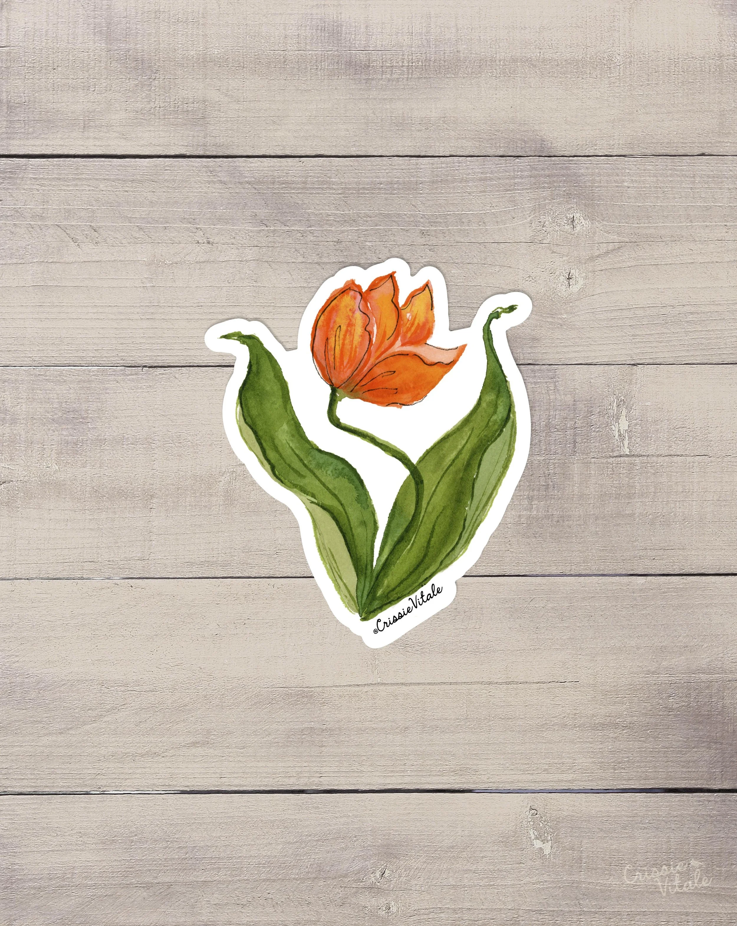 Tulip Vinyl Sticker - Anne