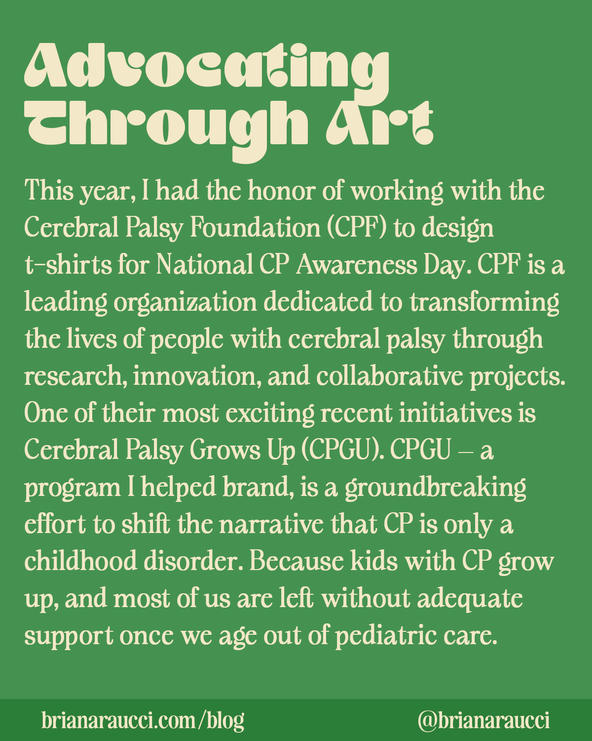 Advocating Through Art