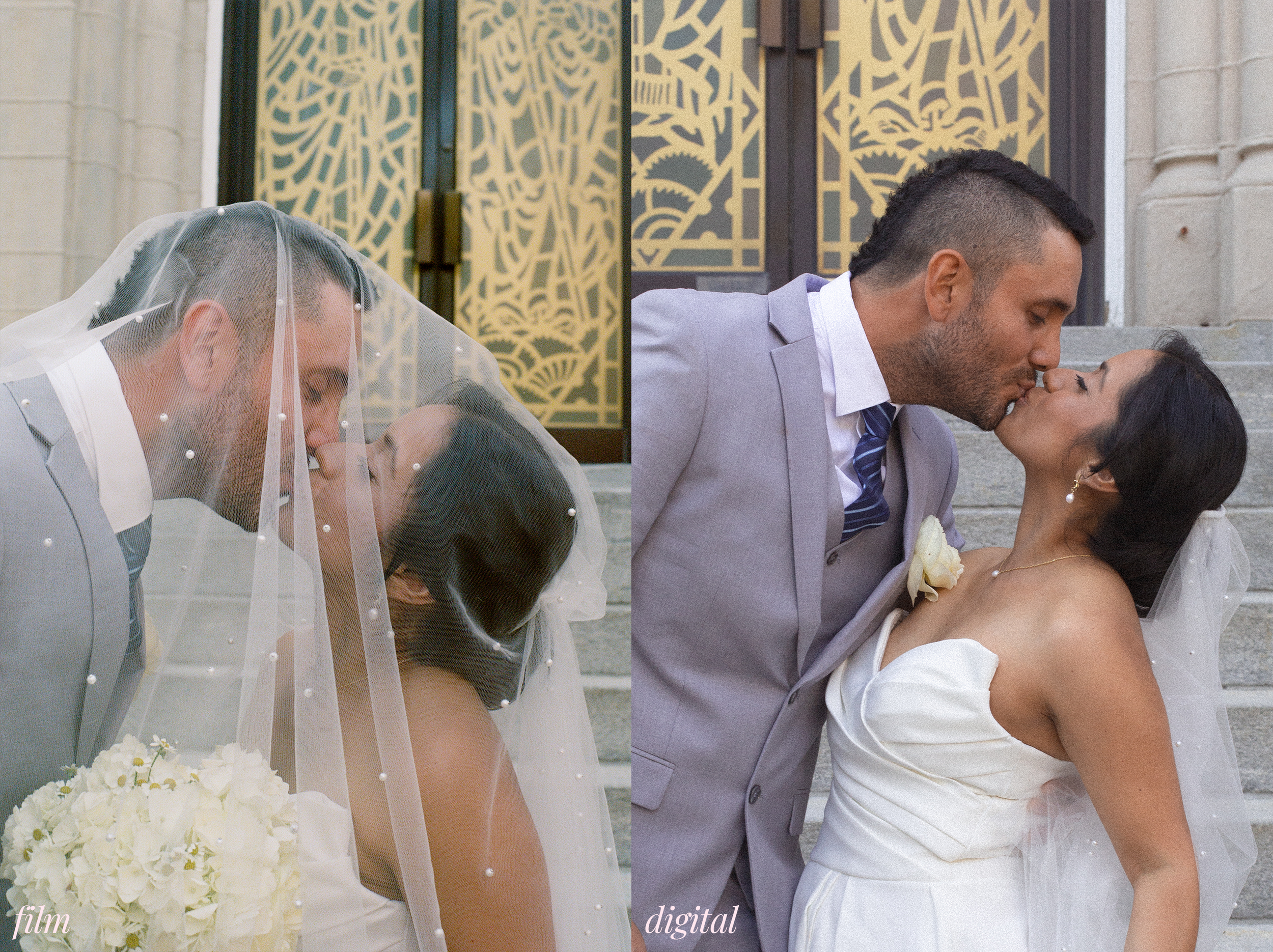 New Haven wedding film vs digital image by Briana Raucci