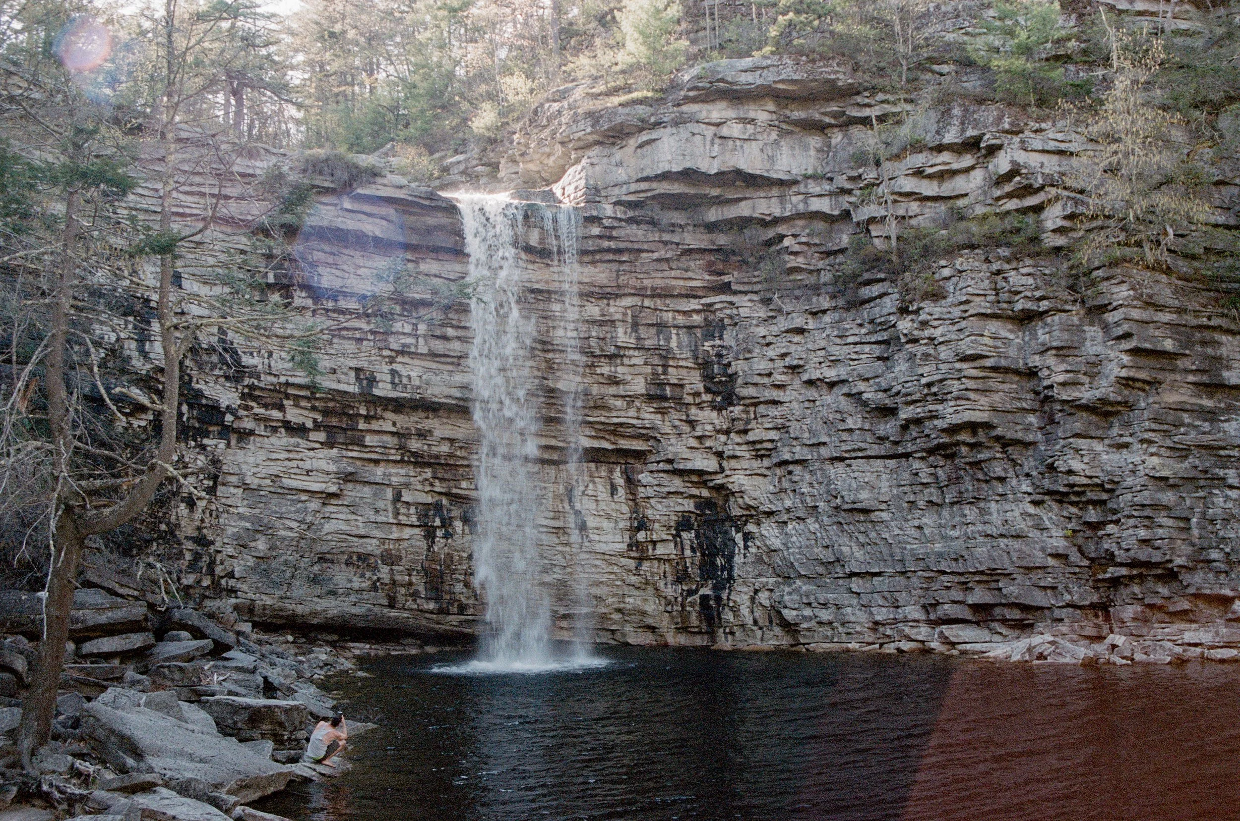 Photo of a waterfall by Briana Raucci