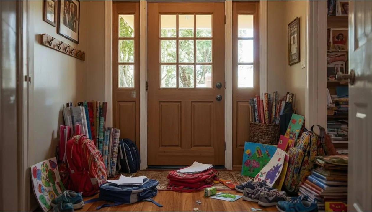 School Ends and Clutter Begins!