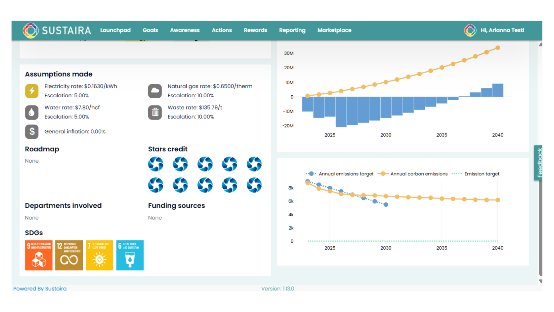 Sustaira Sustainability Planner
