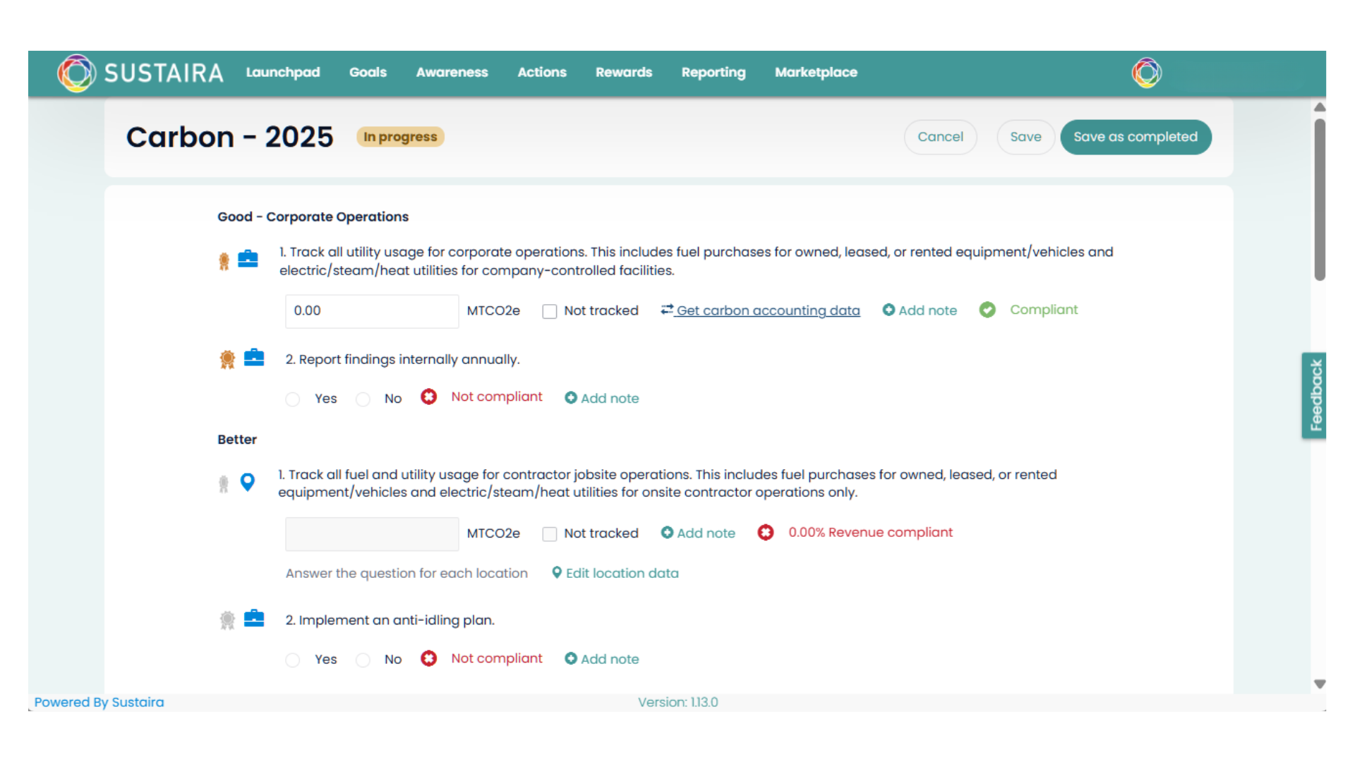 Sustaira Disclosure Solution