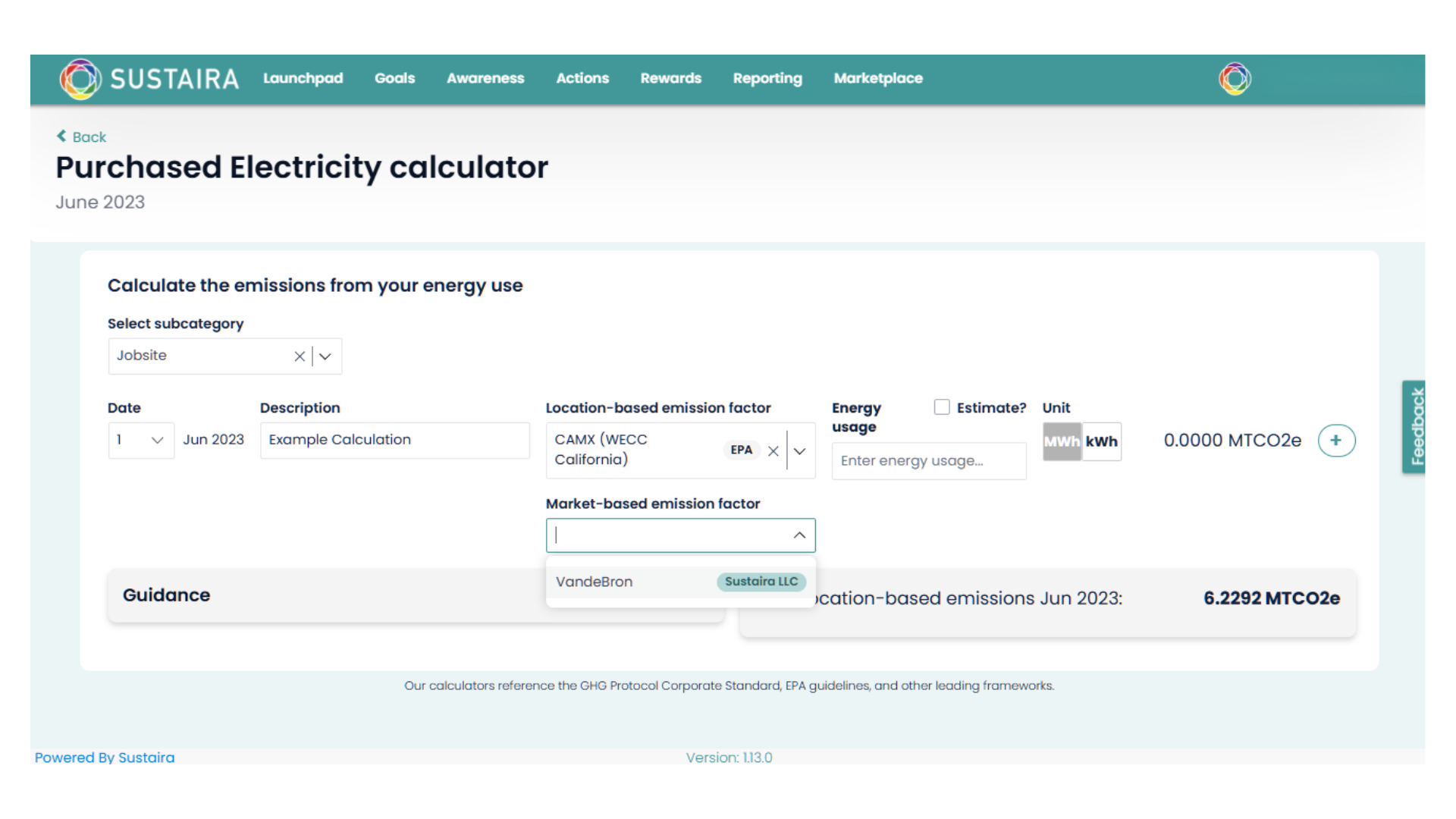 Sustaira Carbon Accounting Solution