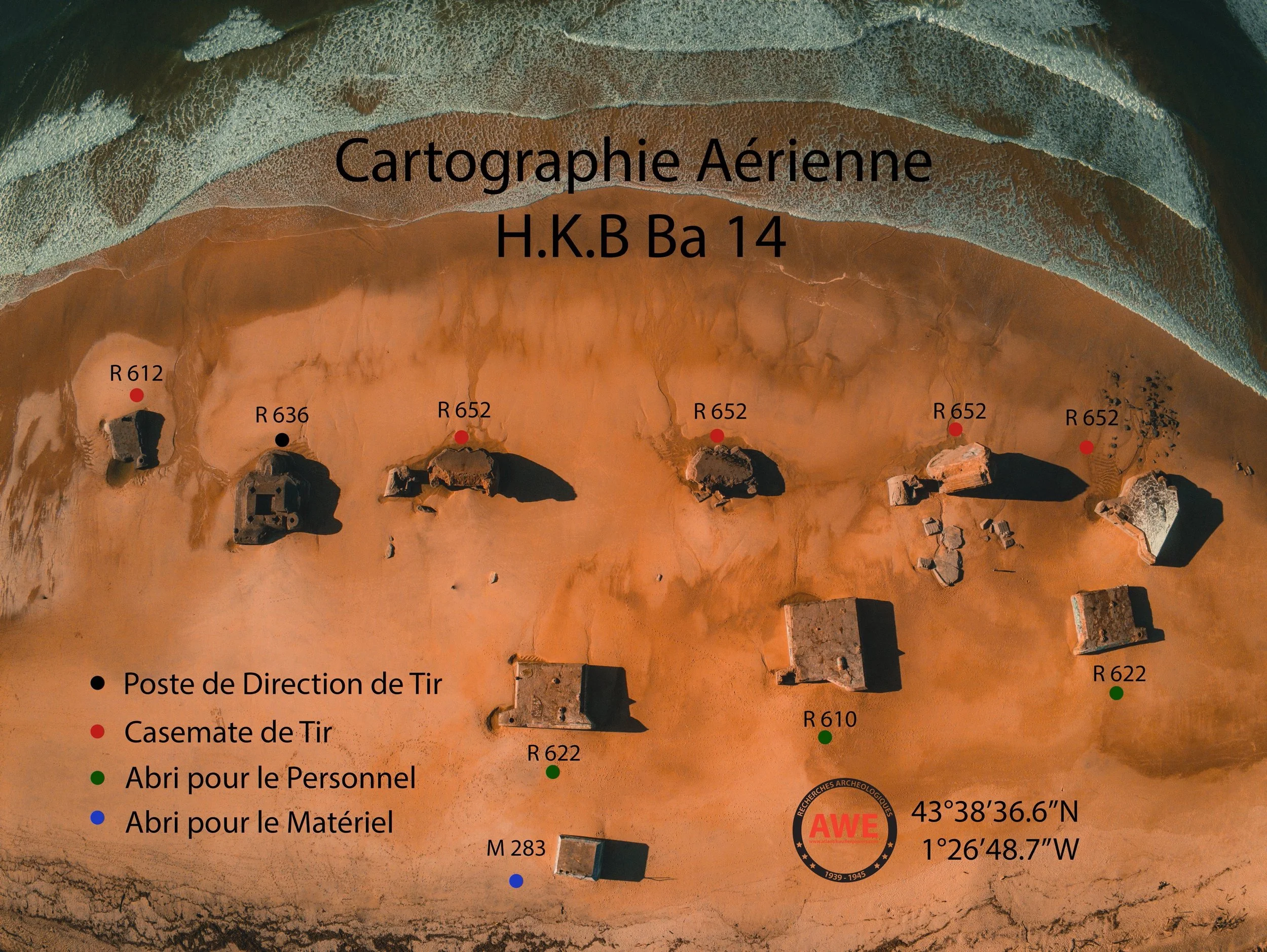 Cartographie Aérienne Ba 14 Capbreton