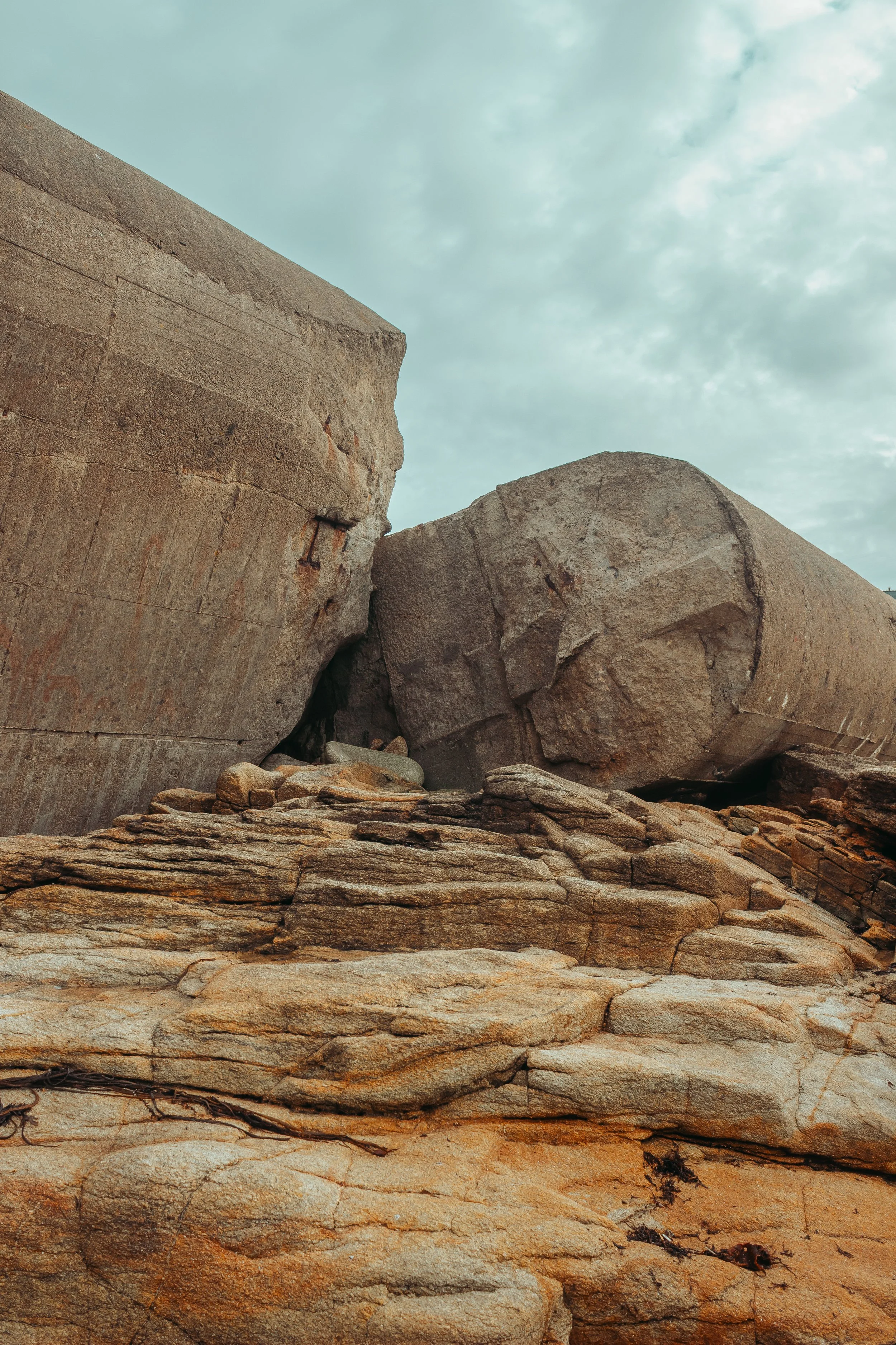 Mur anti-char Plage du Courégant- Ploemoeur