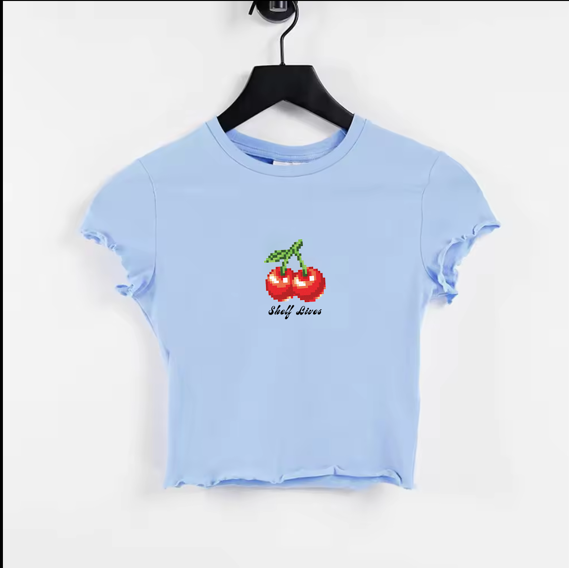Shelf Lives Cherries Baby Tee