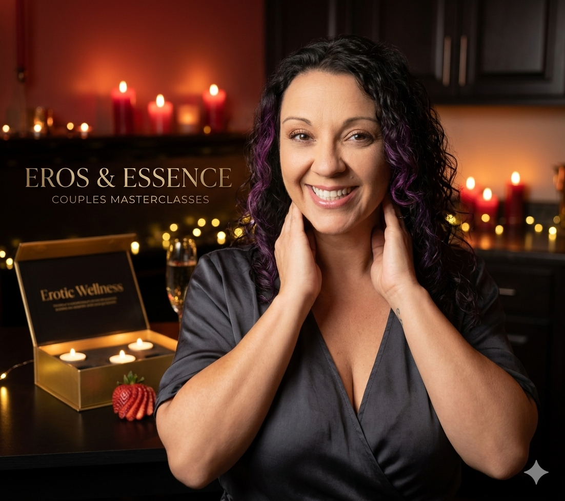Jacquelyn Fanno licensed massage therapist and master educator founder of Eros and Essence couples masterclasses Tarzana California