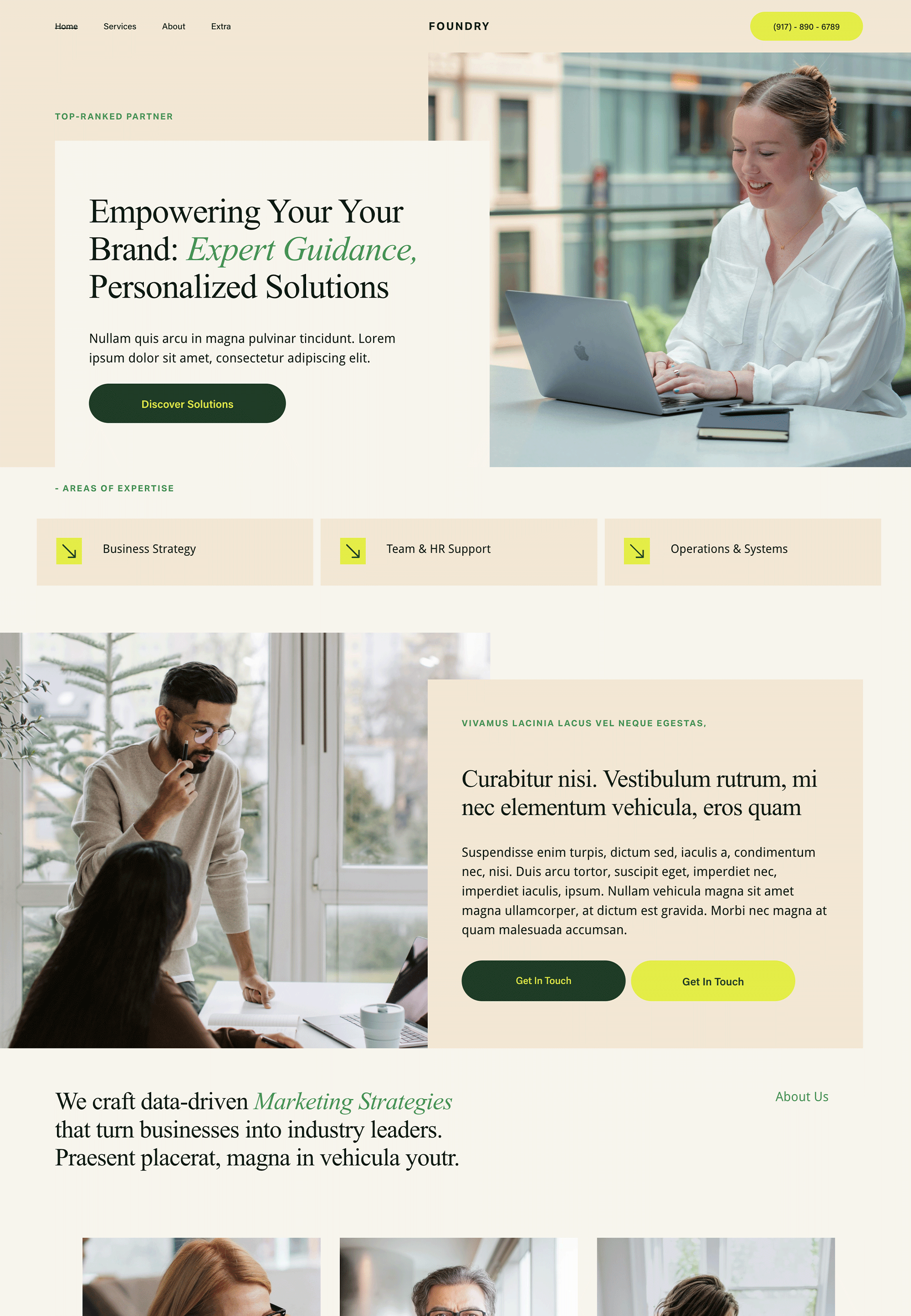 Business Squarespace 7.1 website template/ Entrepreneurs small Business Consultant business website services Financial Personal website