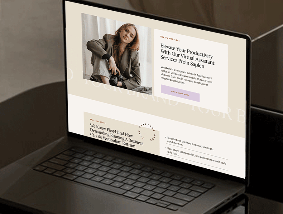 Squarespace 7.1 Template Website Designer Personal Portfolio Site for Services  coaching website template foer Female Coach website Business Website (Copy)