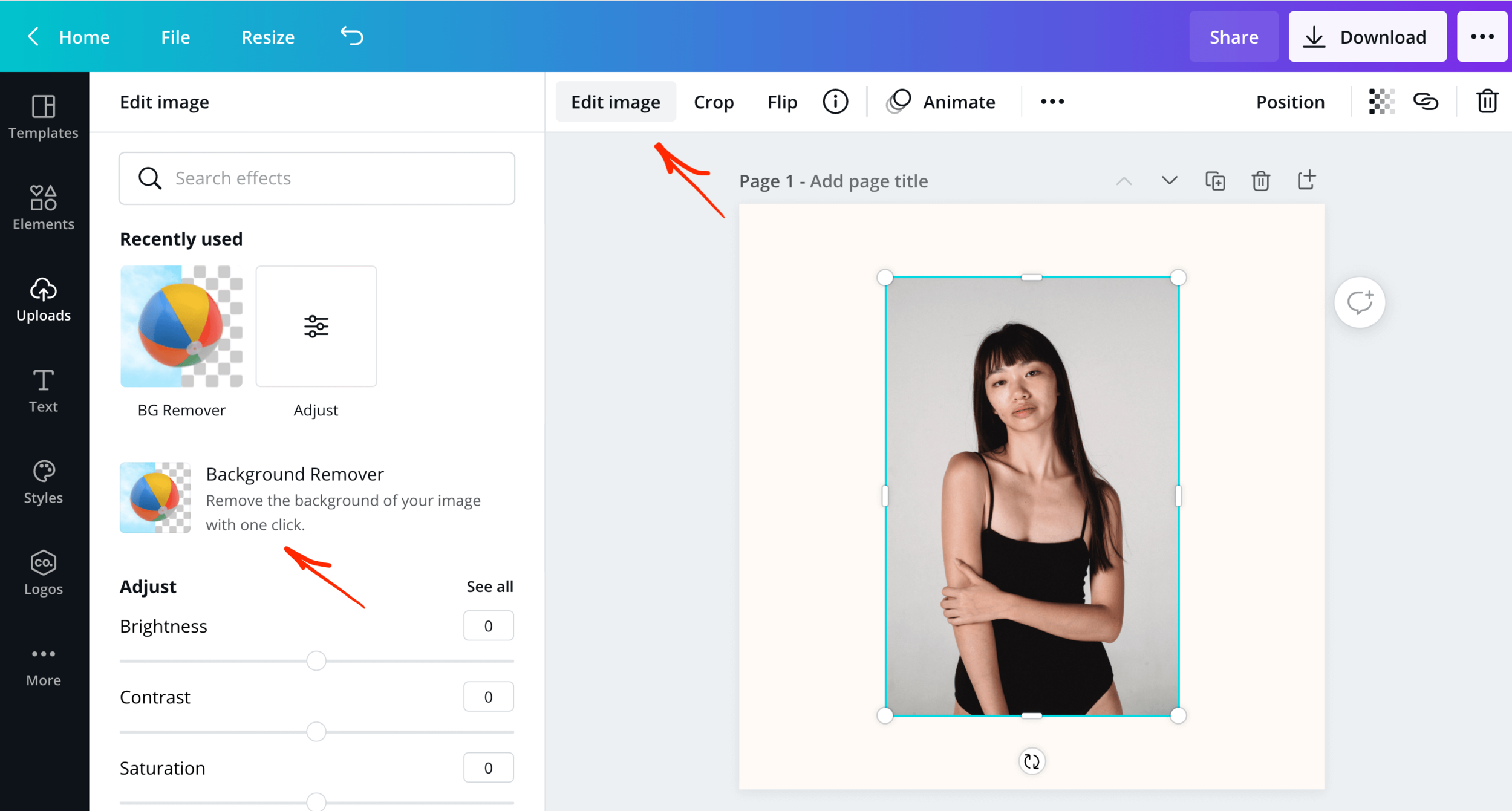 How to remove GIF backgrounds to use in Canva