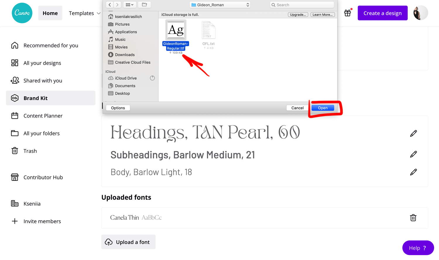 How to Upload Font to Canva ( Video Tutorial )