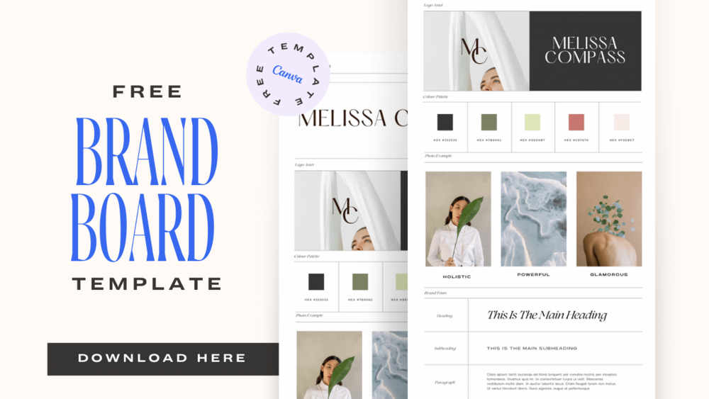 How to Create a Brand Board ( Free Template + Examples)