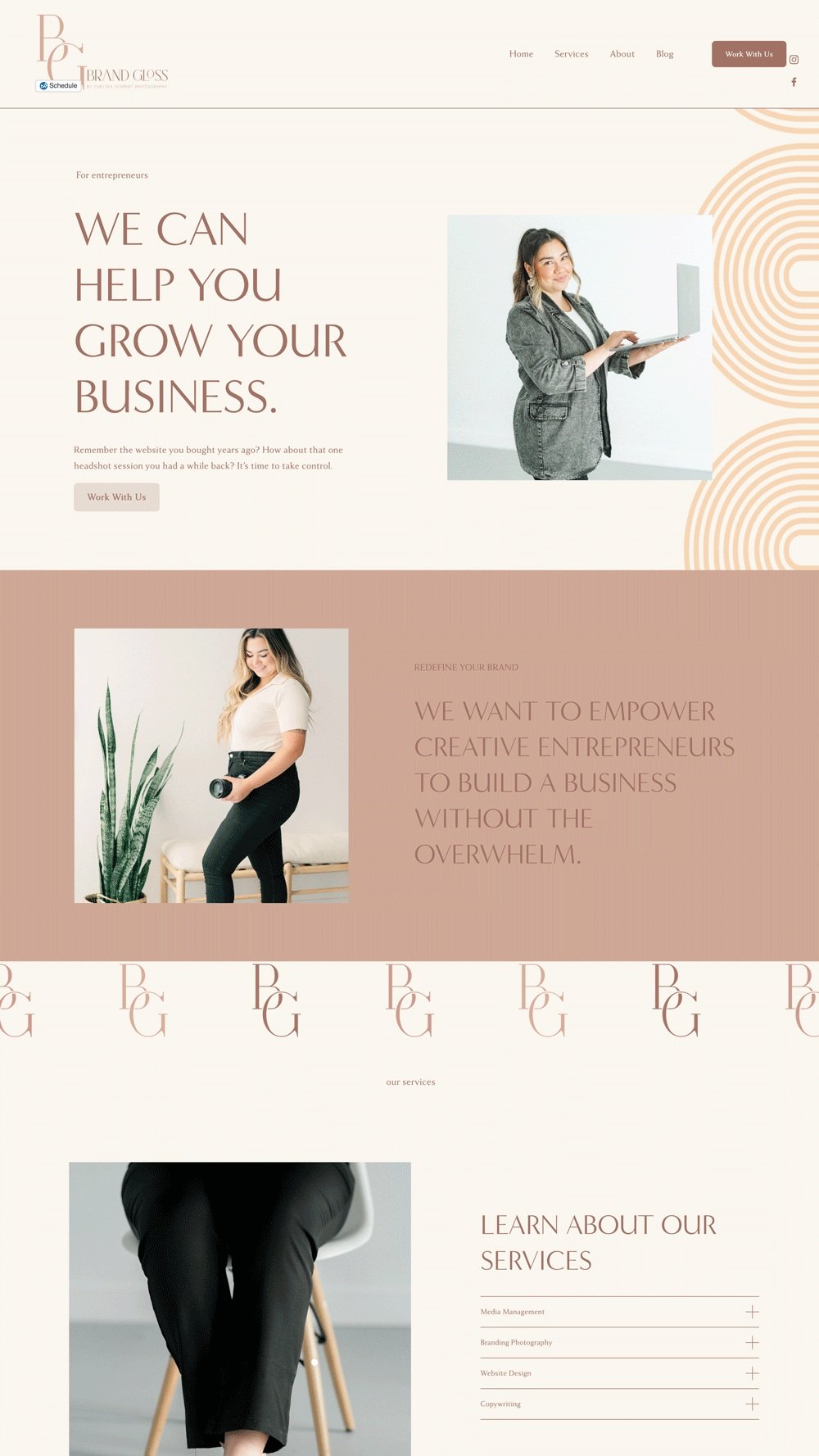 Squarespace Website Template coaching business site personal Website