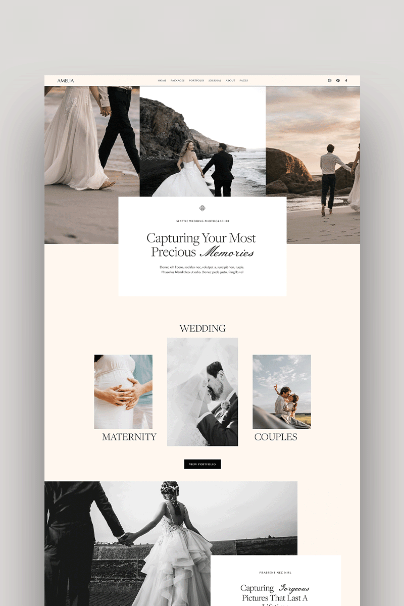 Sophia - Squarespace 7.1 Template for online course or digital product