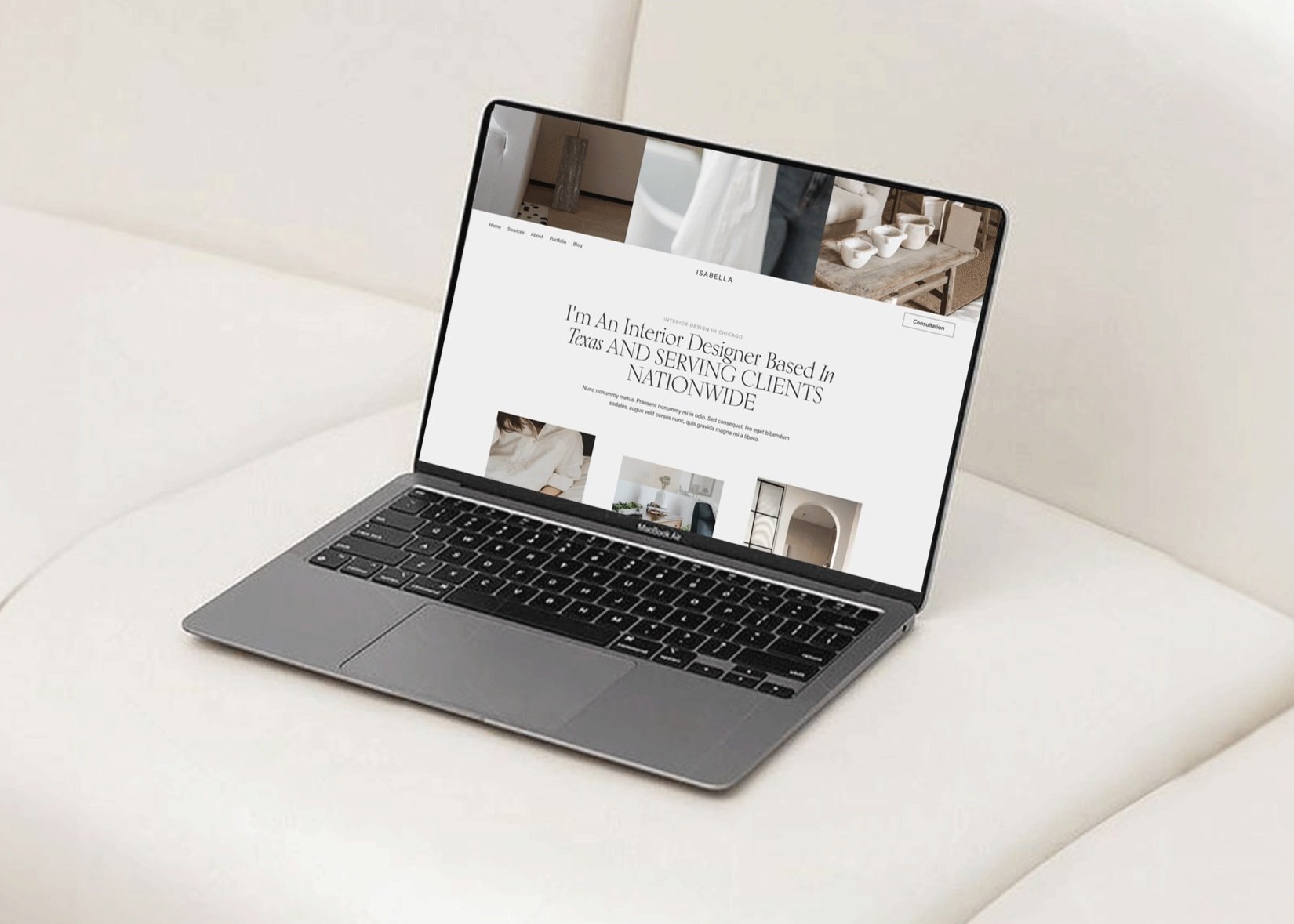 Isabella - Squarespace 7.1 Website Template  