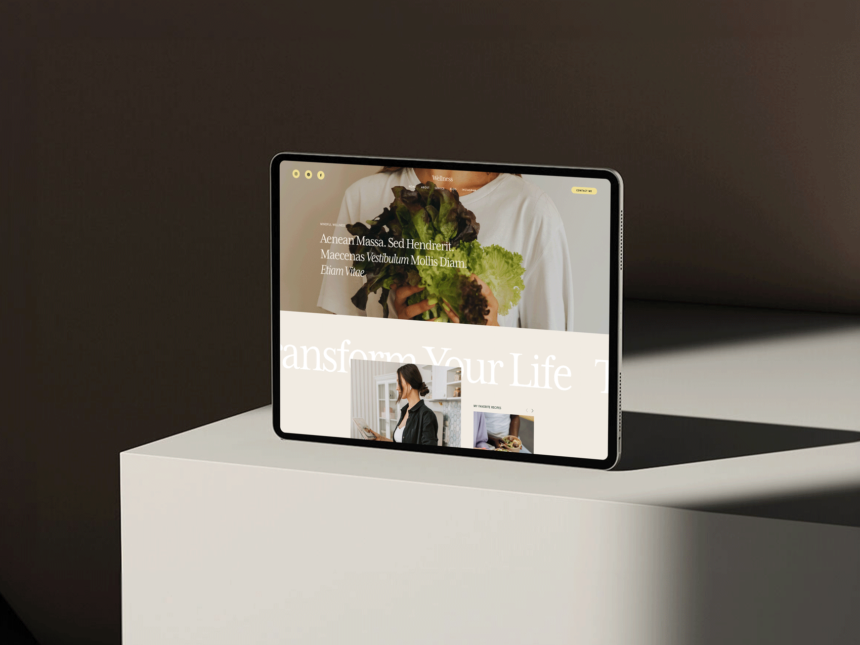 Wellness  - Squarespace 7.1 Website Template 