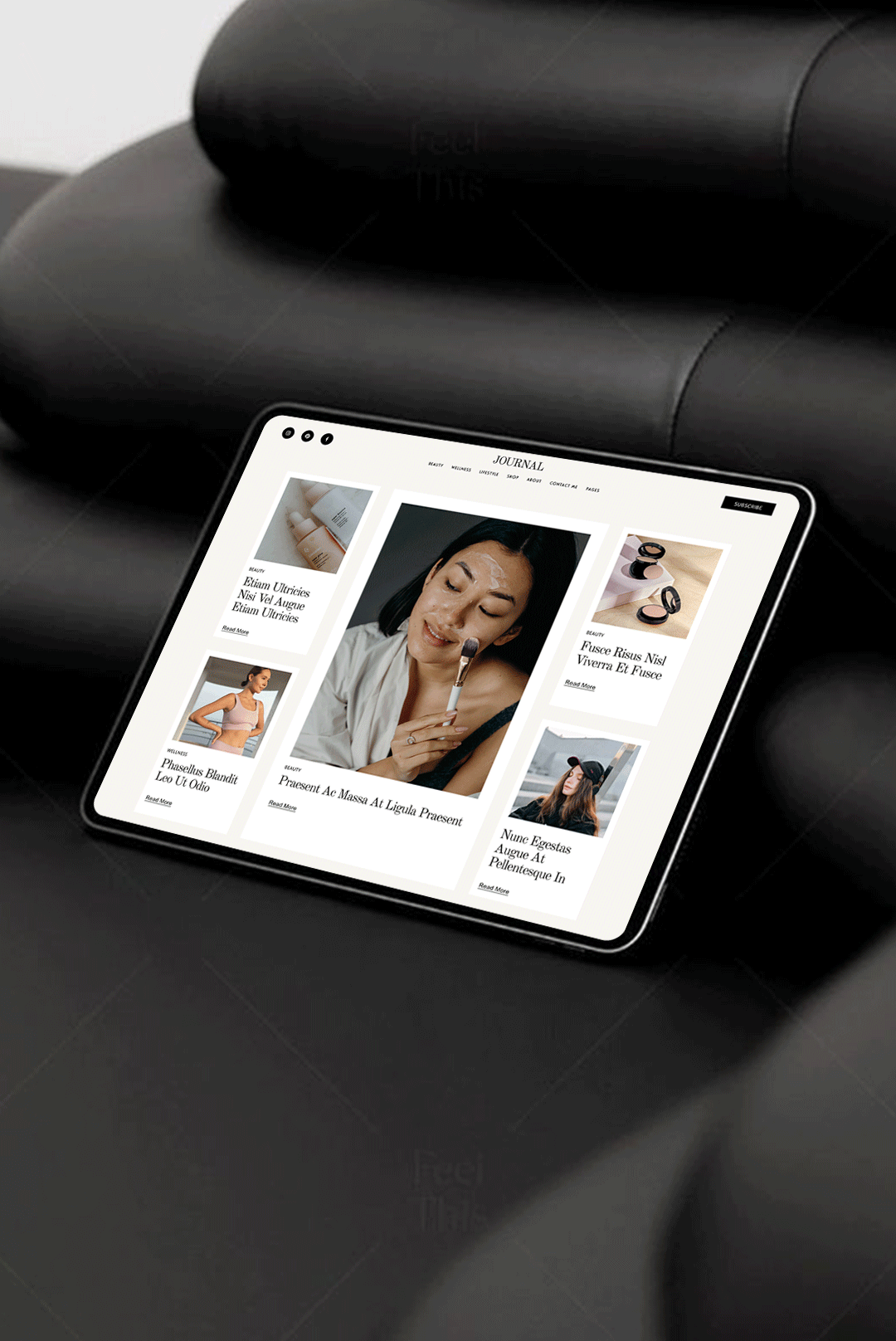 Squarespace 7.1 website template for blog and Blogger web template Small Business website | Podcast website | Food, travel personal blog theme