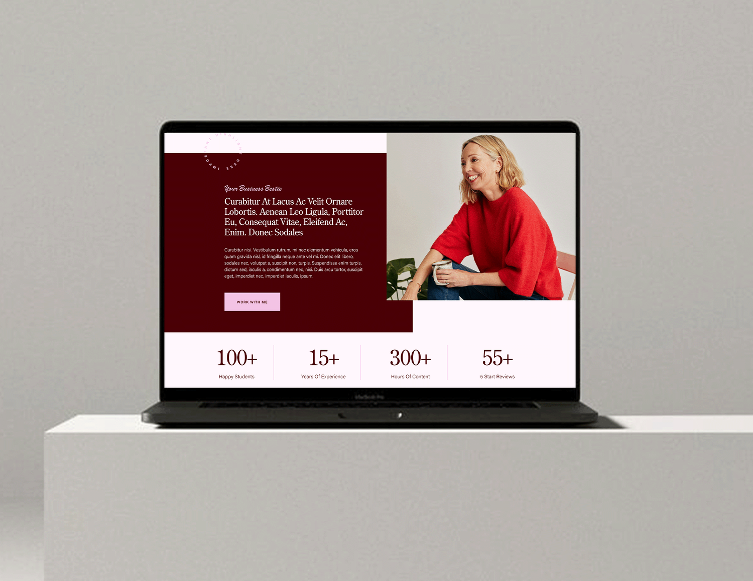 Squarespace 7.1 Website Templates Coaching Business Website - Life Coach Site -Social Media Manager, Therapist site template portfolio