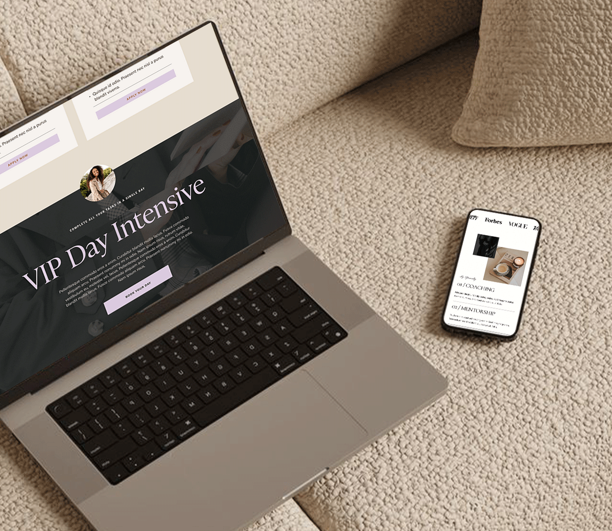 Squarespace 7.1 website template for Virtual Assistant  Business Coach Coaching Portfolio Personal website Business Coach Coaching Portfolio