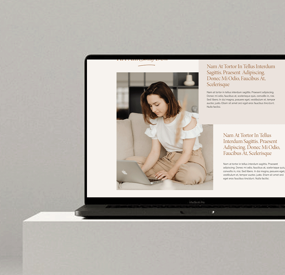 Squarespace 7.1 Template for interior designers portfolio website, Female Coach website Business Website
