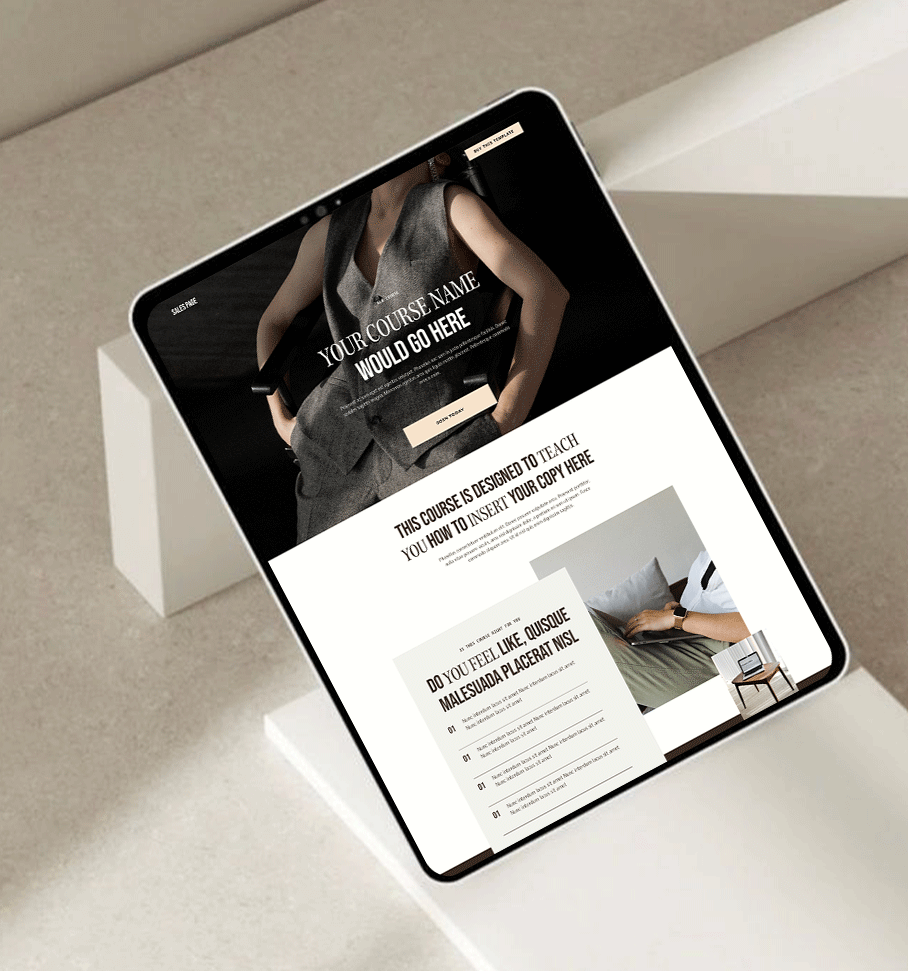 Squarespace 7.1 website template for Virtual Assistant  Business Coach Coaching Portfolio Personal website Business Coach Coaching Portfolio