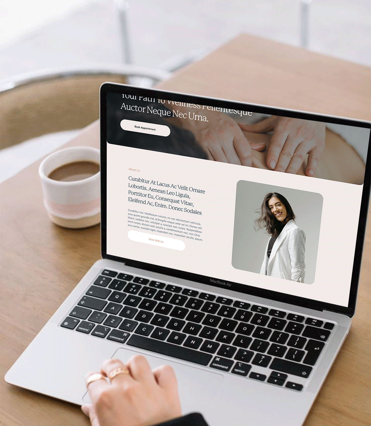 Shop Squarespace 7.1 Website Template for Med Spa Business Massage Therapist acupuncture website template 