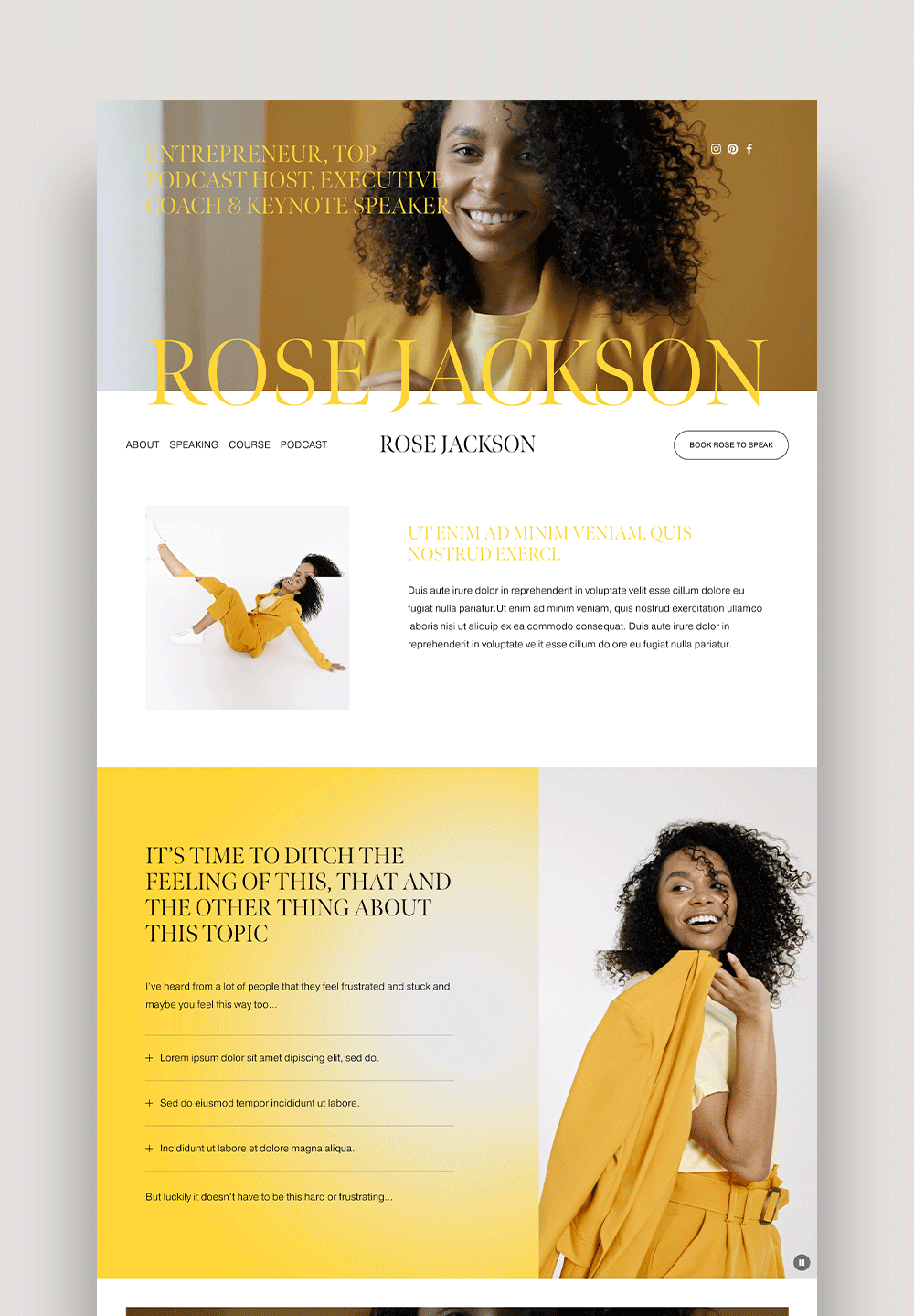 Best Squarespace  71 website Templates for authors Personal squarespace website template