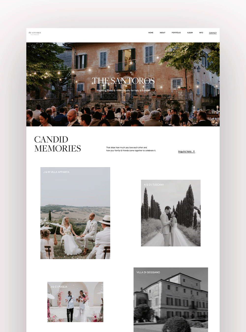 Best Squarespace Photography Website Examples Squarespace templates for photographers