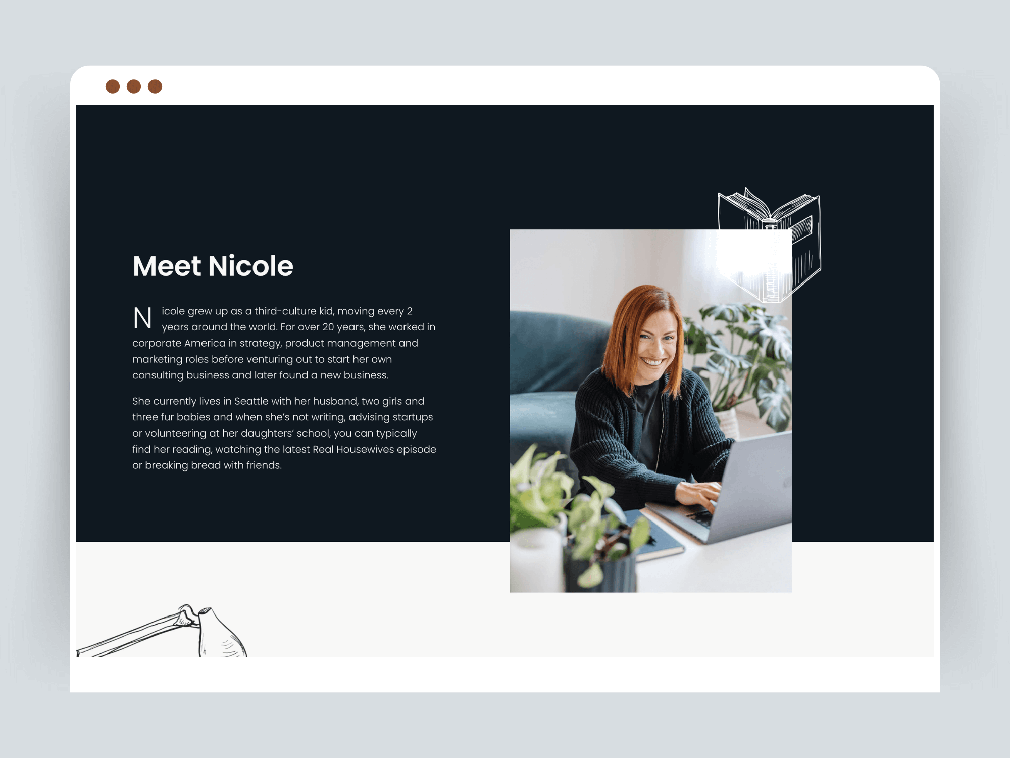 Custom Squarespace Website Design for Author &amp; Writer