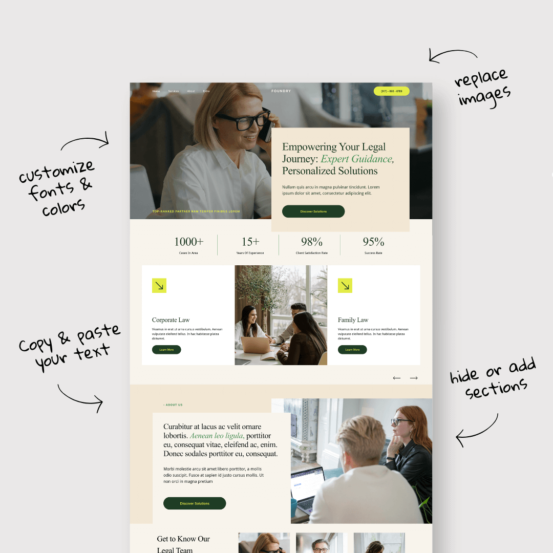 Business Squarespace 7.1 website template/ Entrepreneurs small Business Consultant business website services Financial Personal website