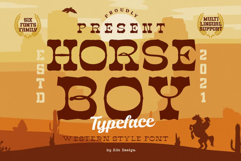 35+ Best Western Fonts For Your Next Design