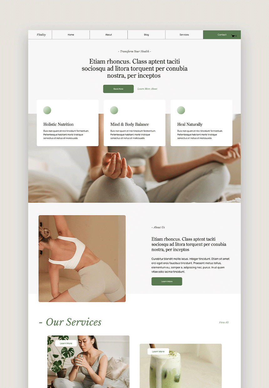 Website Template Squarespace 7.1, Health Wellness female fitness Coach, Therapist site template, Coaching Business Website, Coach Consulting website