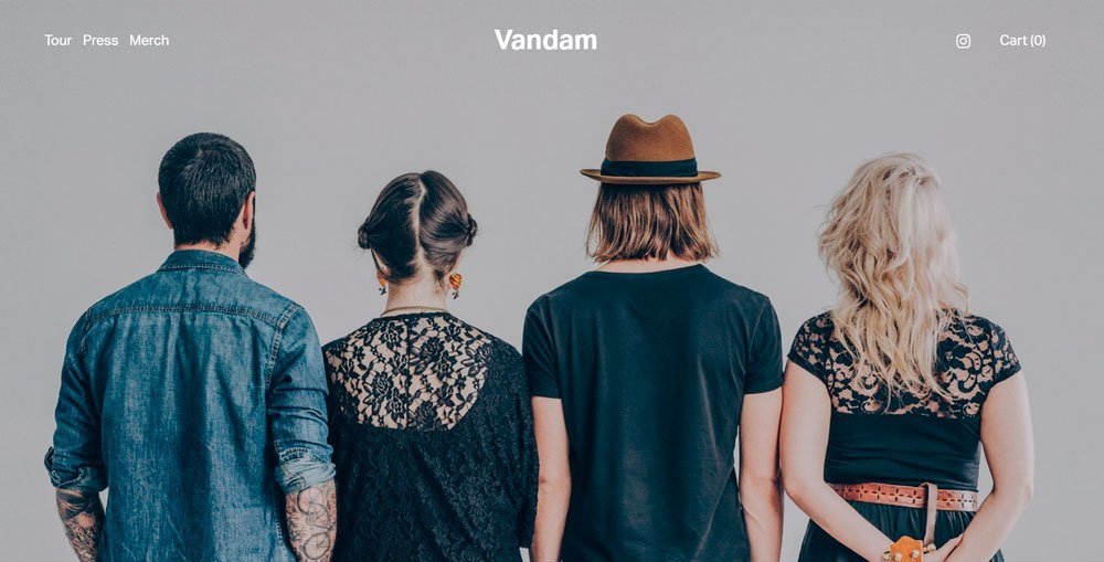 actors website template
