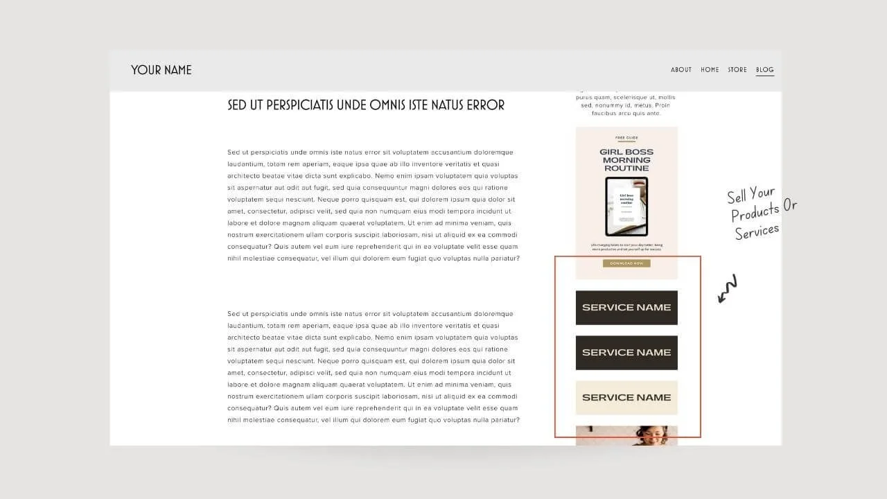 How To Add Blog Sidebar to Squarespace 7.1 ( Video Tutorial )