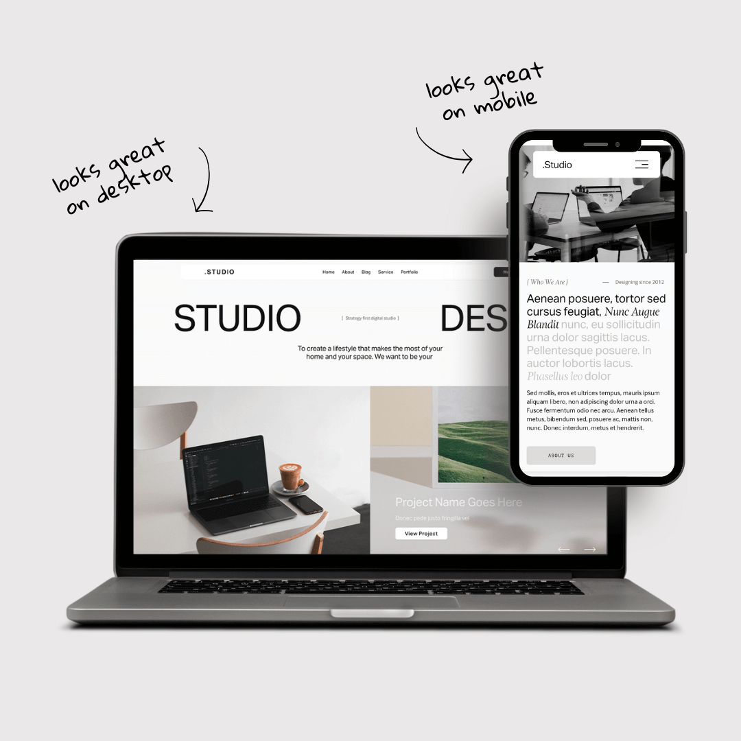 Website Template Squarespace 7.1 / Designer Personal Portfolio Site for Service / coaching template / Female Coach website Business Website