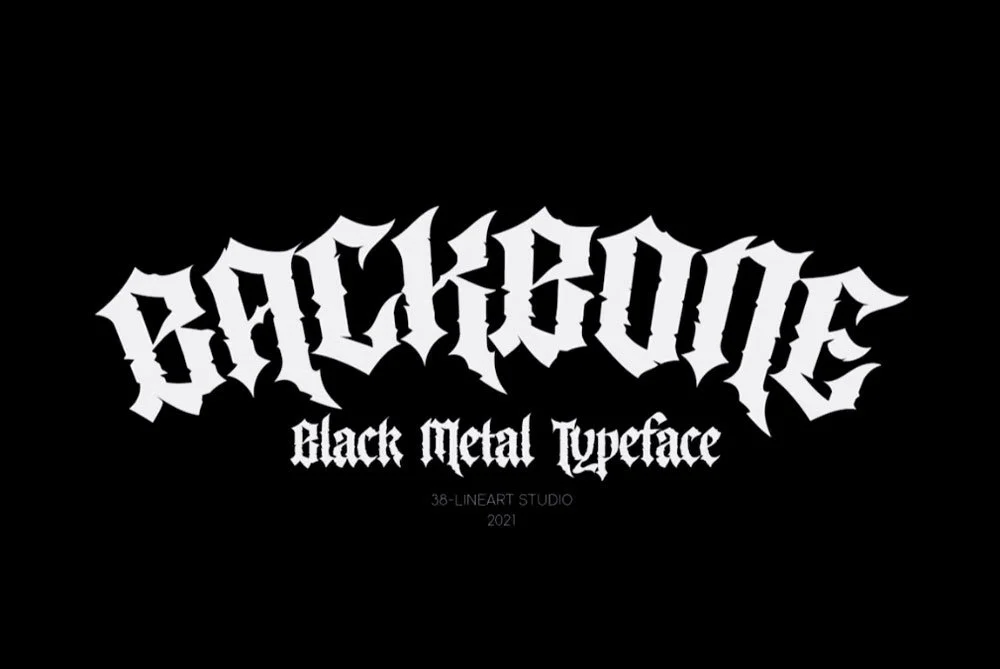 35+ Best Heavy Metal Font to Make Your Design Rock